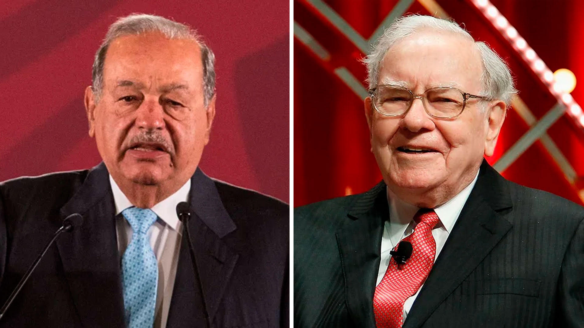 Carlos Slim y Warren Buffett: cuál es la diferencia entre las fortunas de los multimillonarios