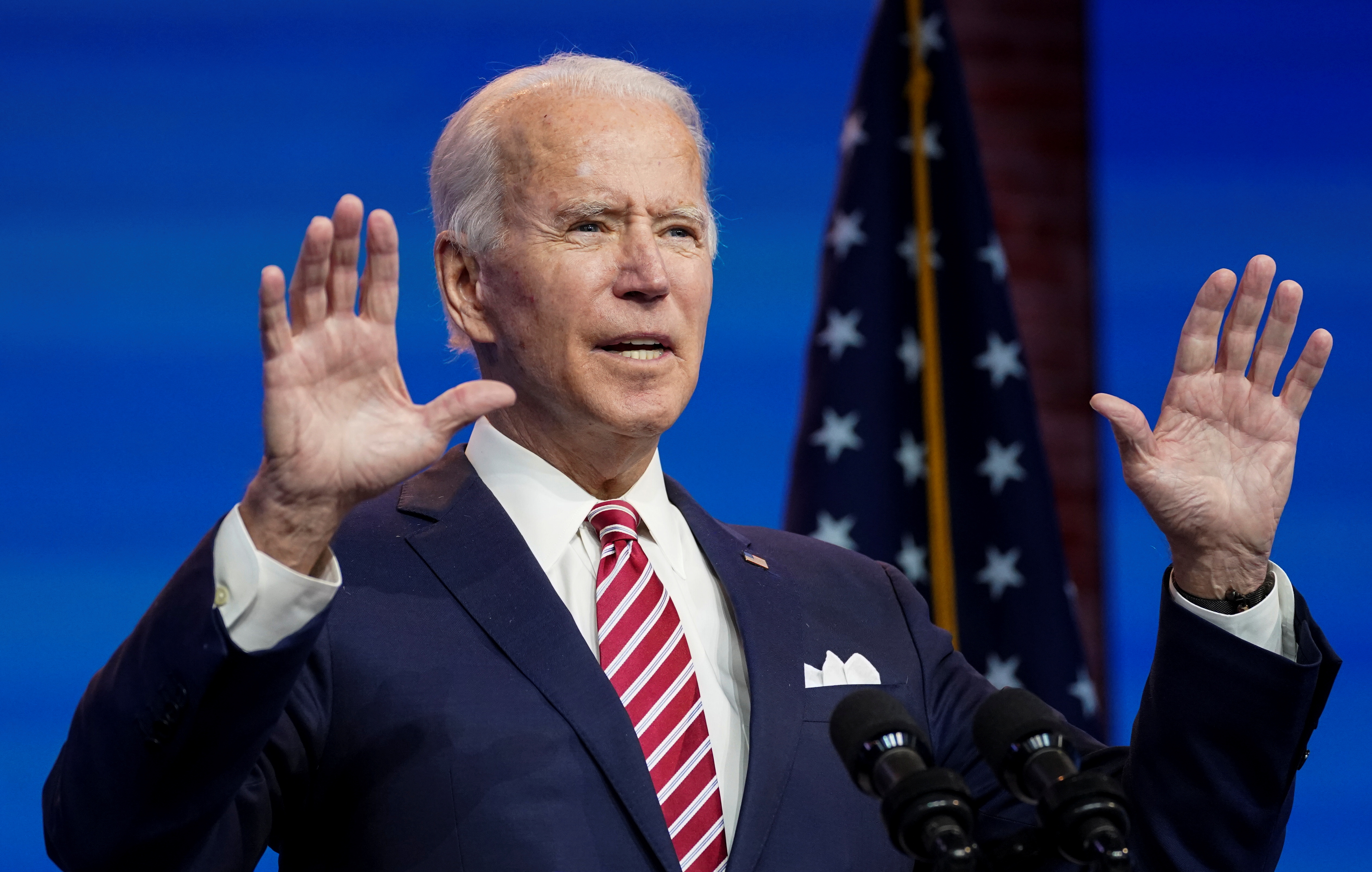 Joe Biden, presidente electo de los EEUU (REUTERS/Kevin Lamarque)