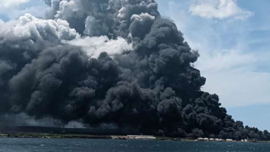 explosión bahía de Matanzas