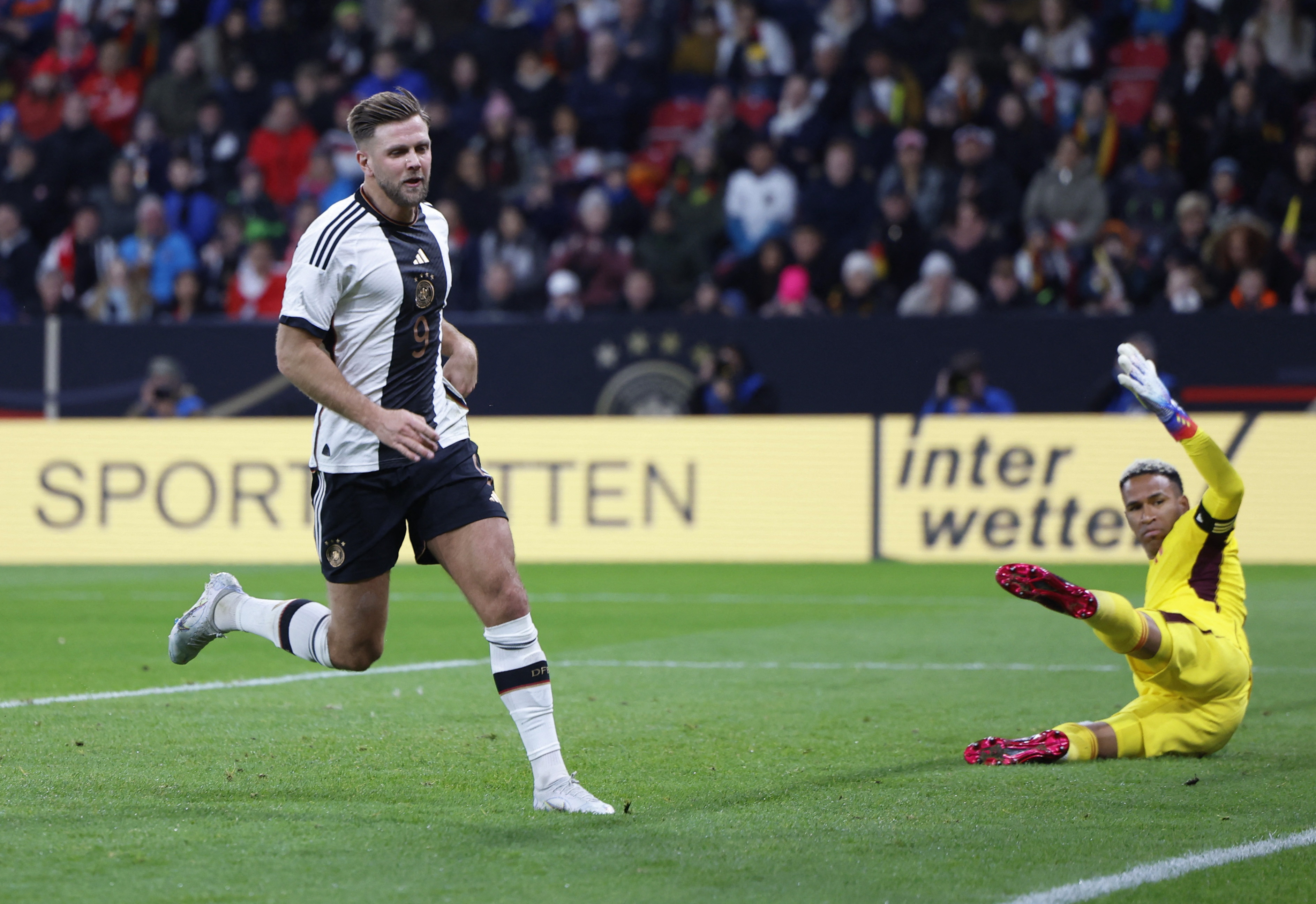 Niclas Fullkrug anotó el 1-0 para Alemania en amistoso con Perú | REUTERS/Heiko Becker