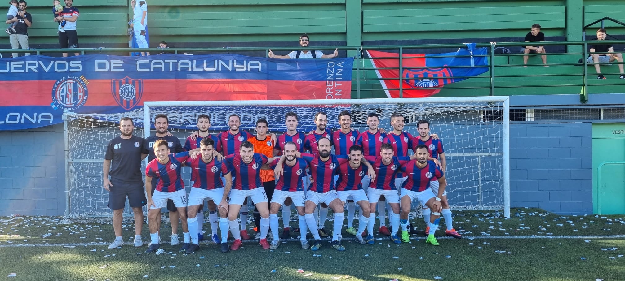 El club que nació como peña de San Lorenzo y hoy triunfa en la cuarta  división de Cataluña - Infobae