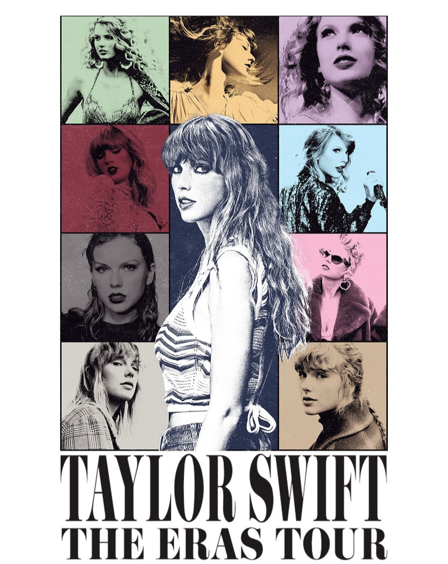 Poster de The Eras Tour de Taylor Swift Foto: Twitter @taylorswift13