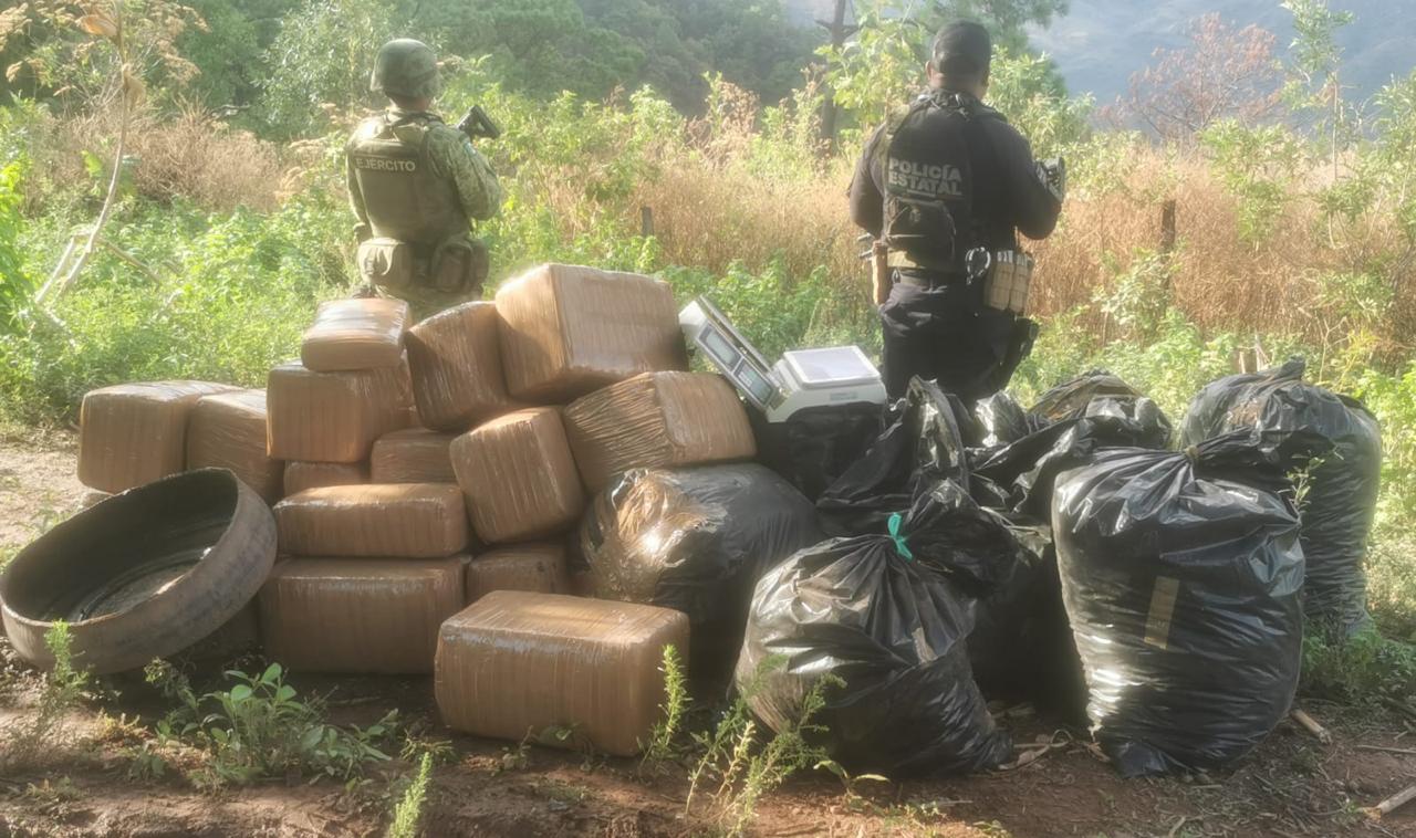 Aputzio es disputada para el trasiego de drogas (Foto: SSP-Michoacán)