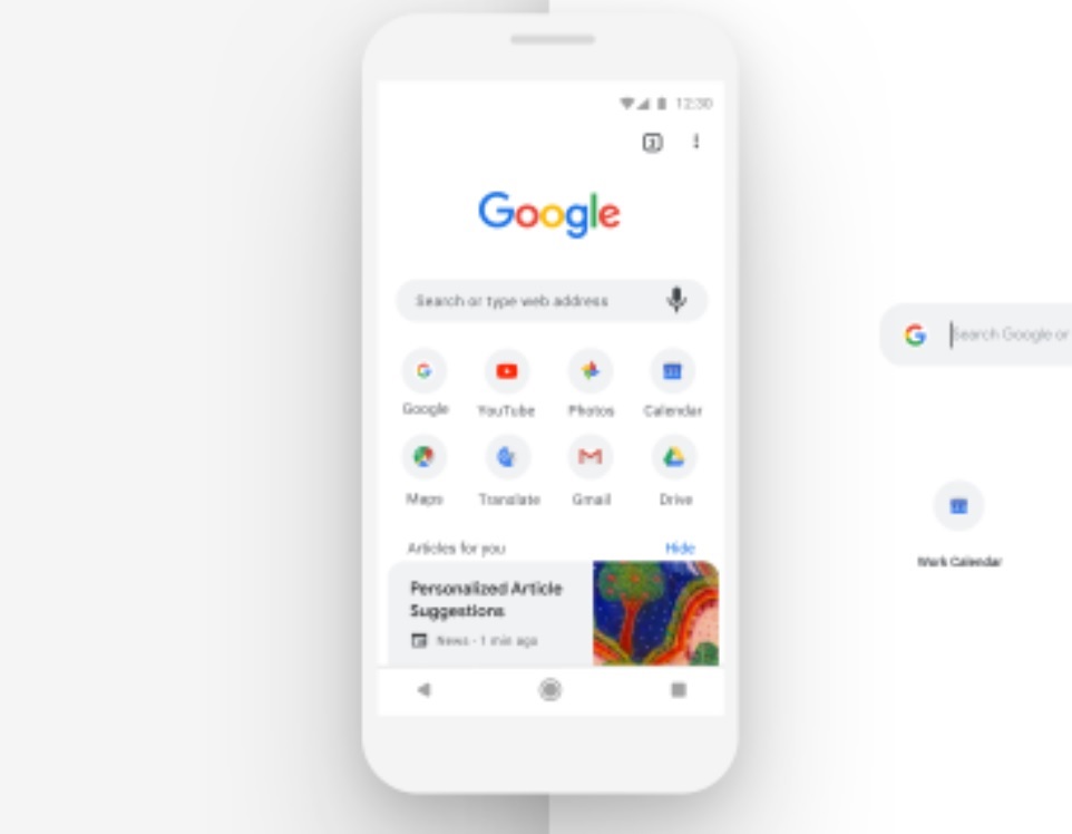 Chrome for Android will have an upcoming update to Google search and technology