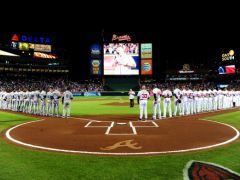 Atlanta - Turner Field: Monument Grove - #42 - Jackie Robi…