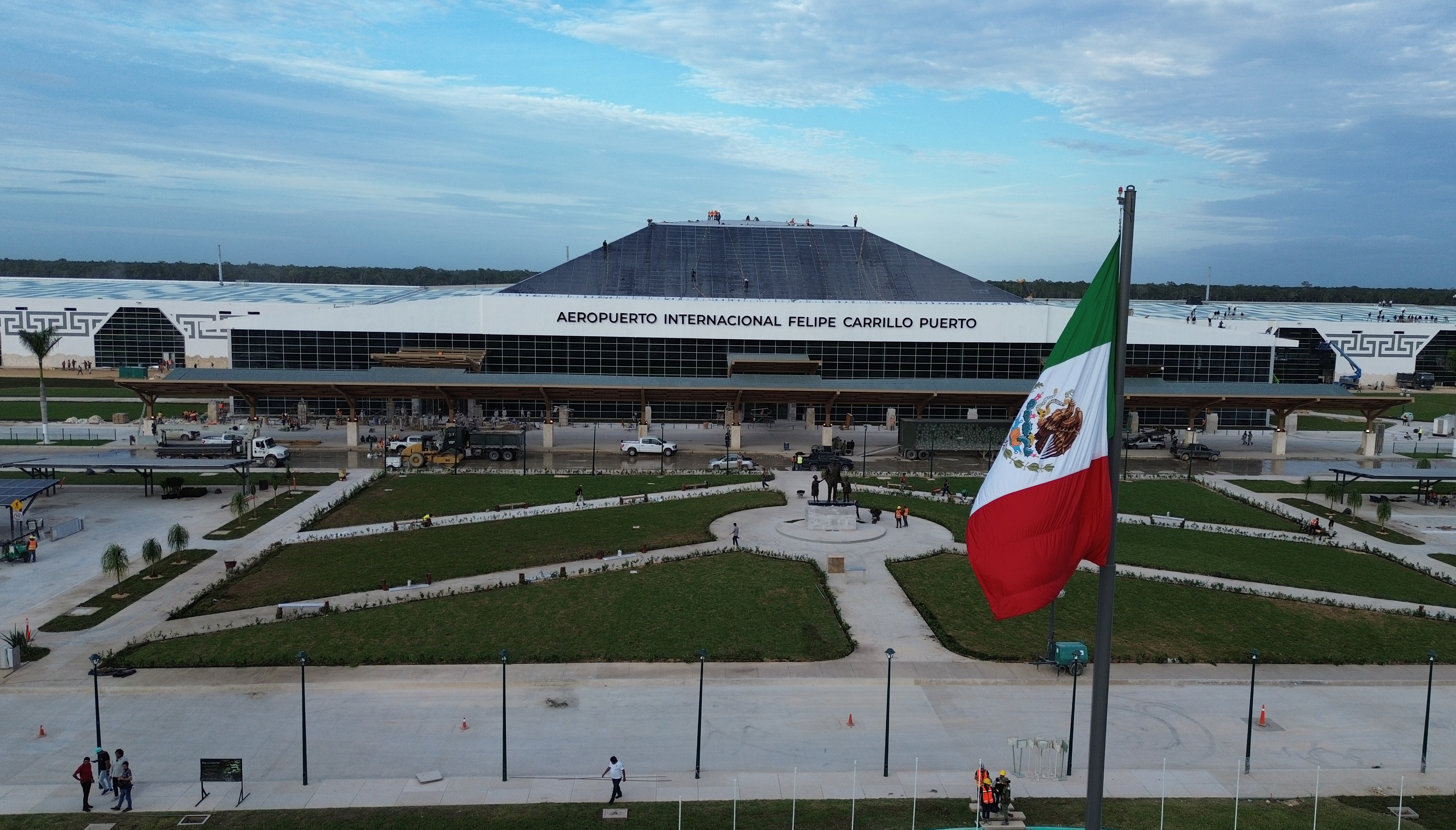 Así se ve el nuevo Aeropuerto Internacional de Tulum que inaugura AMLO este  1 de diciembre - Infobae