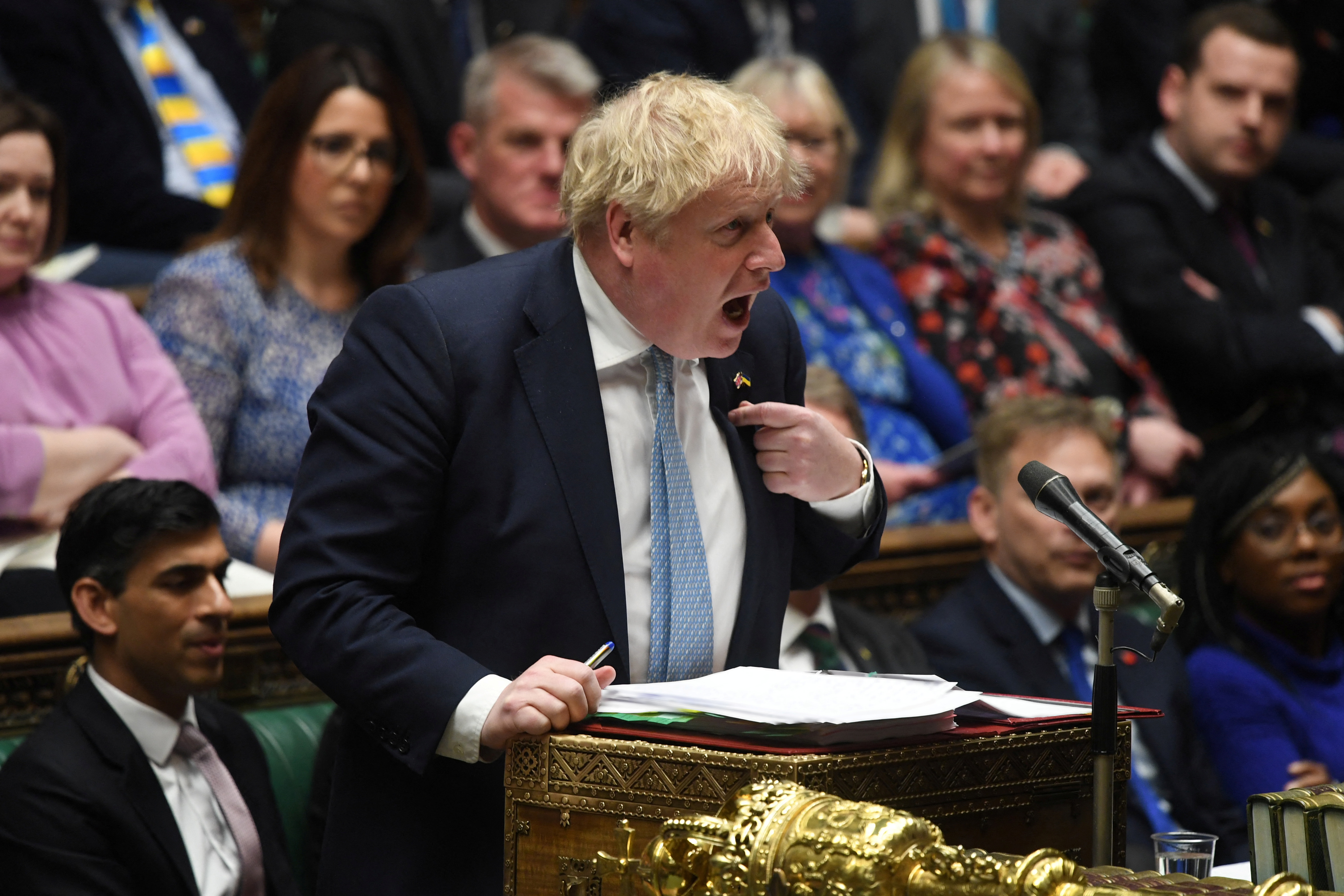 El primer ministro británico, Boris Johnson  (UK Parliament/Jessica Taylor/Handout via REUTERS)