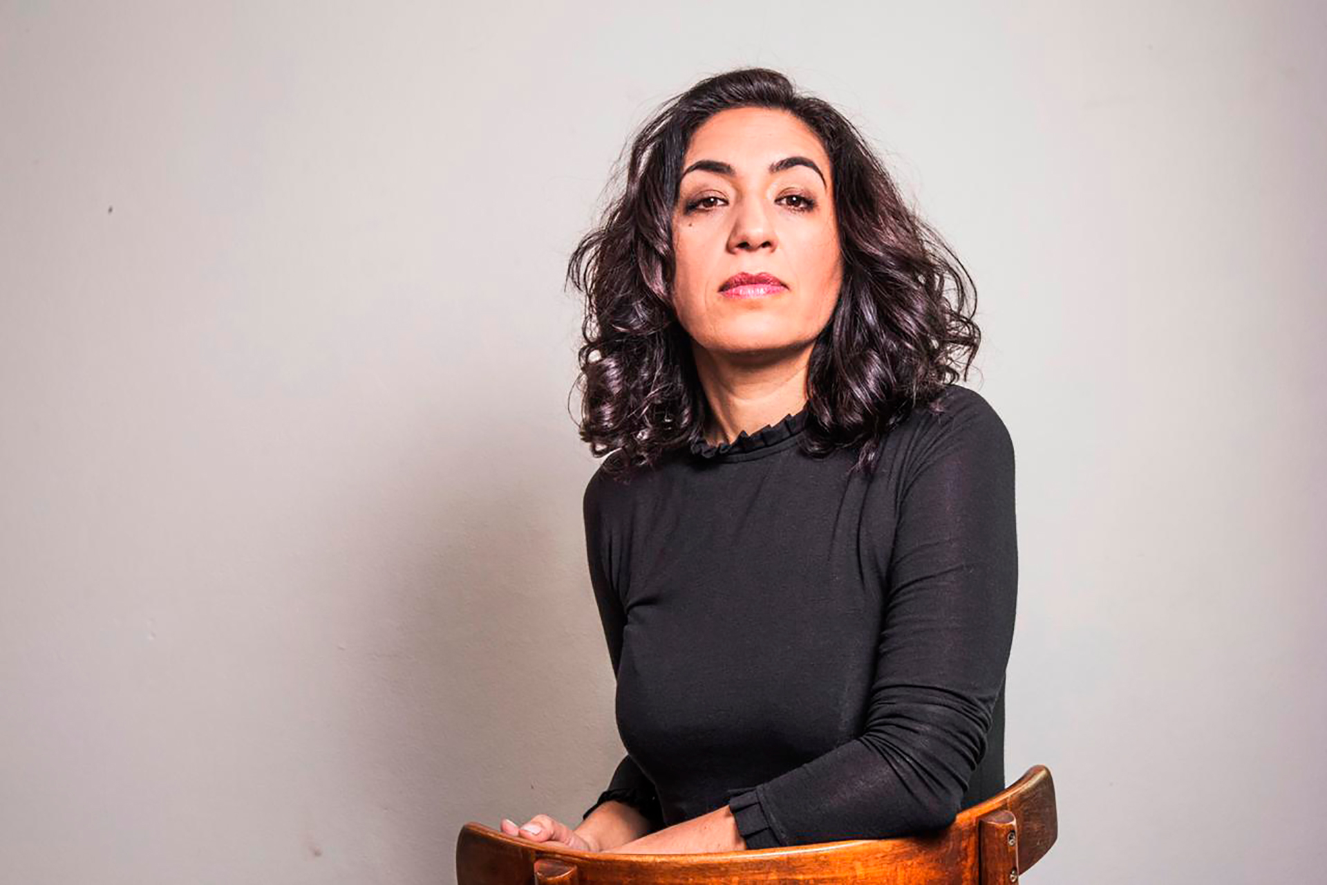 Lorena Vega le puso voz a un texto triste y esperanzador. (Sebastián Freire)