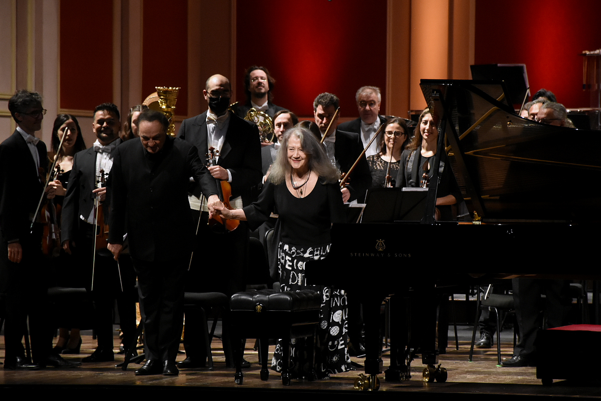 20 fotos: La velada inaugural de Martha Argerich en el Teatro Colón