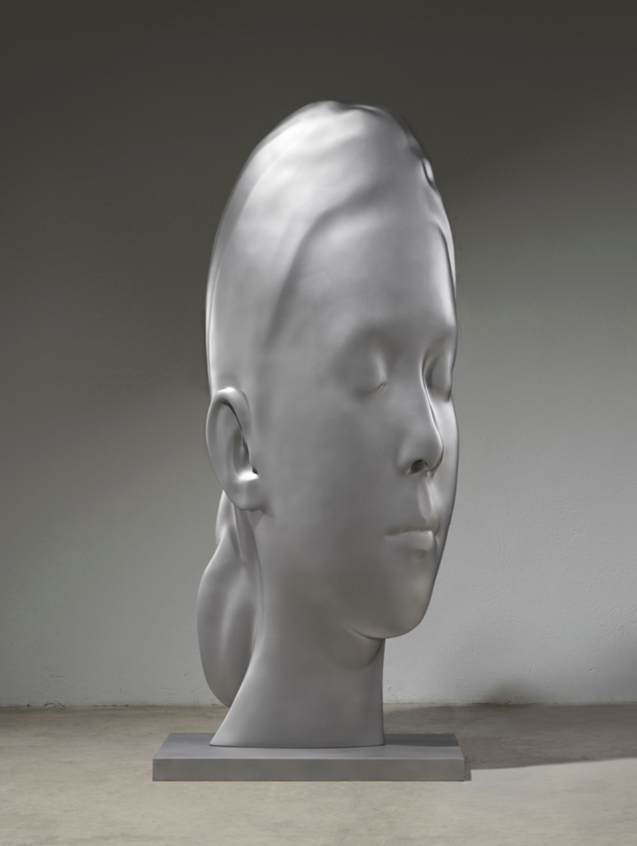 "Minna", la obra de Jaume Plensa que se ha sumado al paisaje de Miami Beach. (cortesía del autor y de Galerie Lelong & Co.)