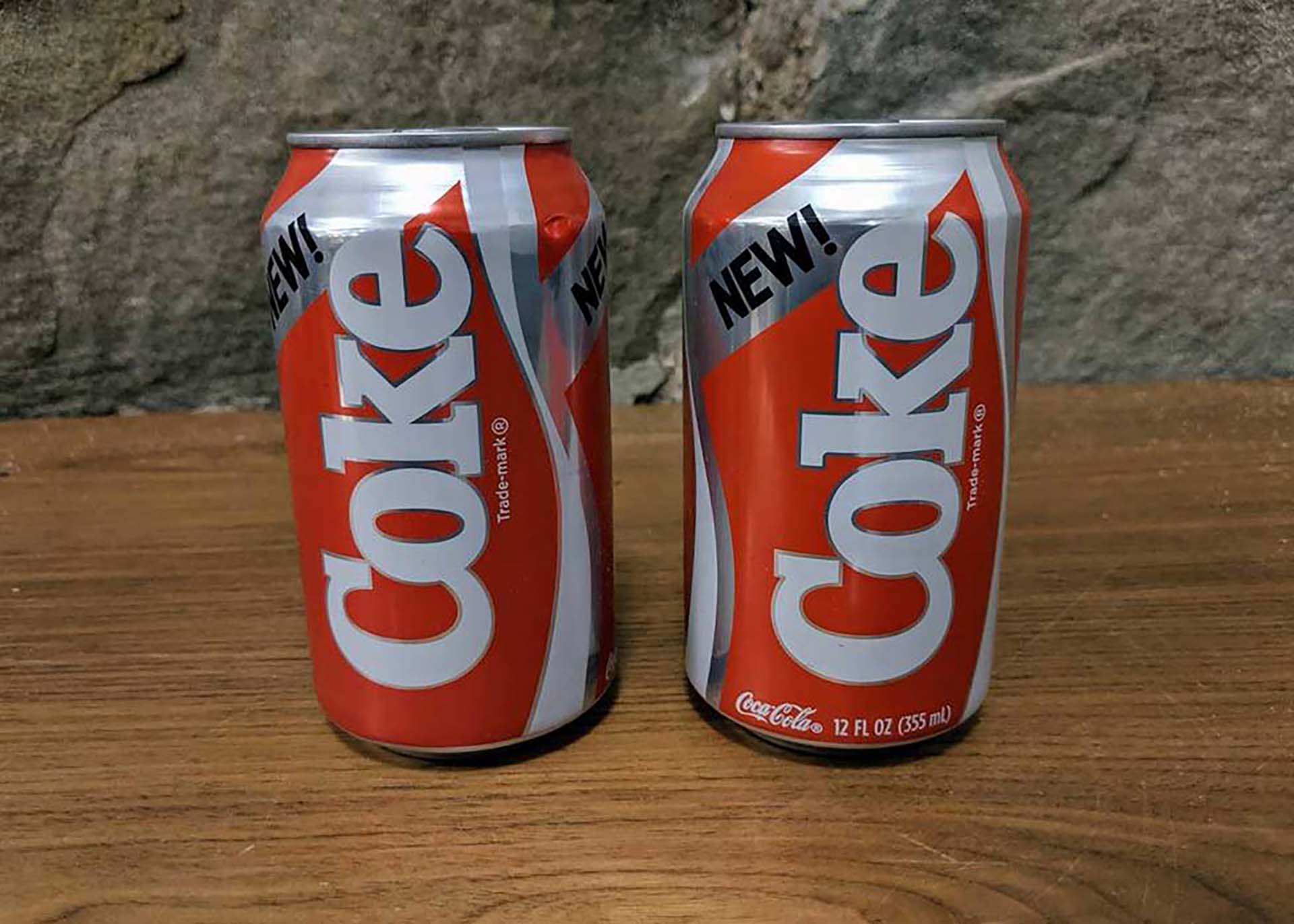 Latas de la New Coke o Coke II