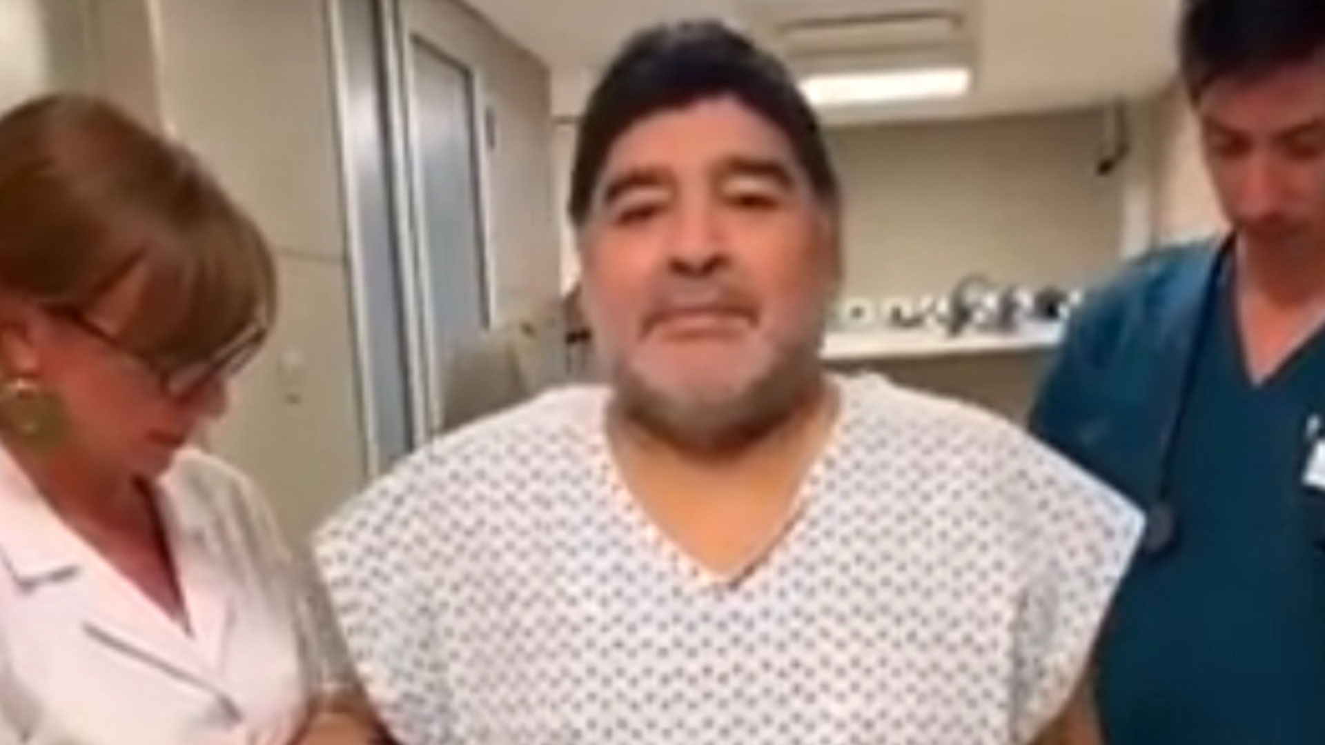 Maradona había sido operado a principios de mes por un hematoma subdural