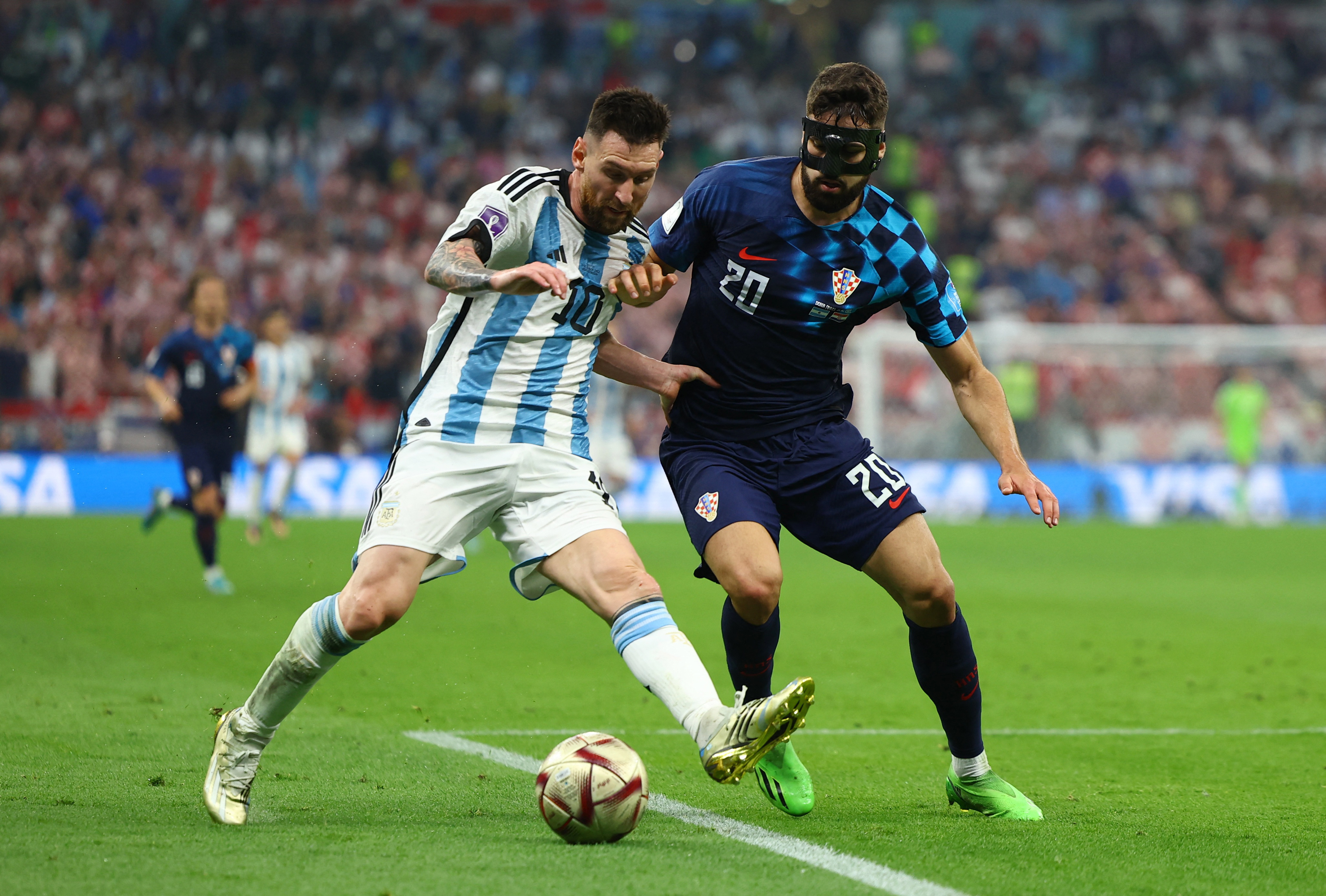 Lionel Messi vs. Josko Gvardiol, aquel enfrentamiento que permanecerá en la historia  (Foto: Reuters/Molly Darlington)