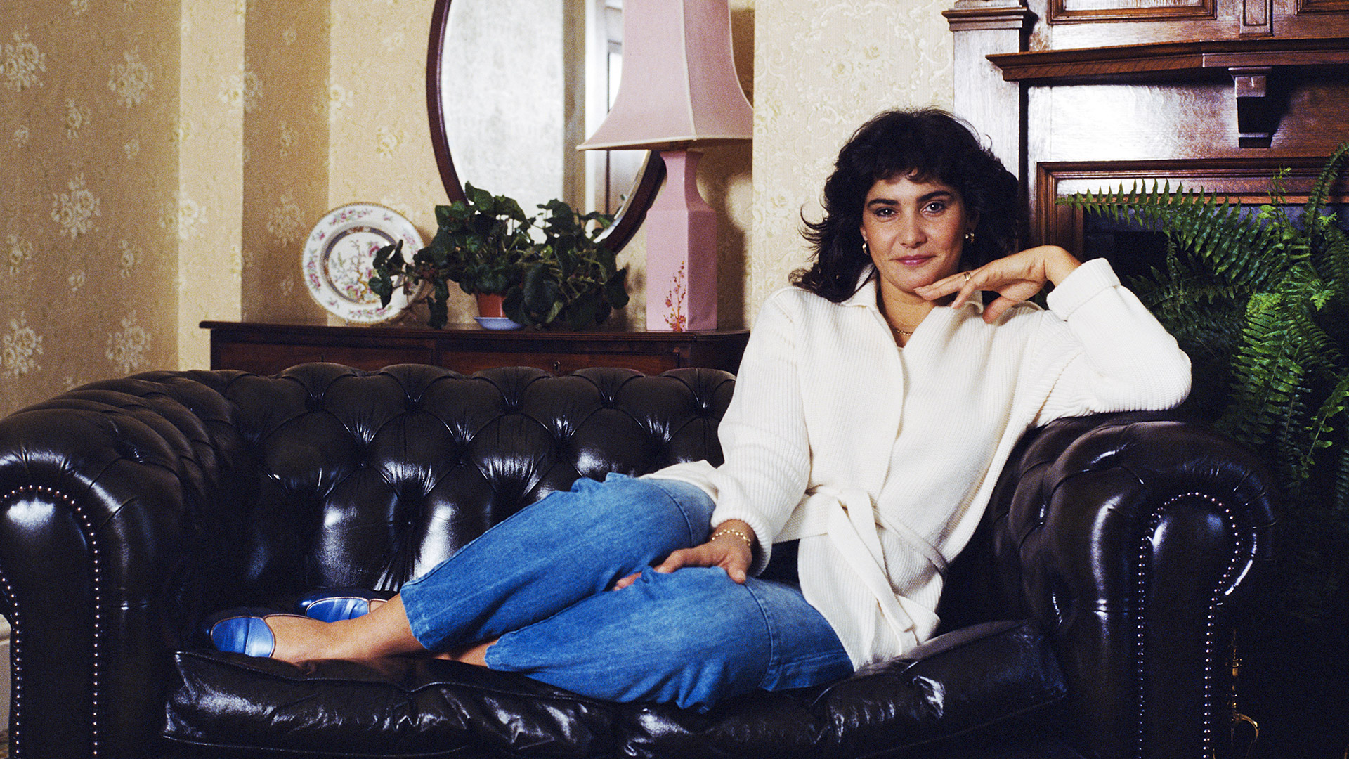 Michele Mouton en su casa en 1983 (Photo by Bryn Colton/Getty Images)