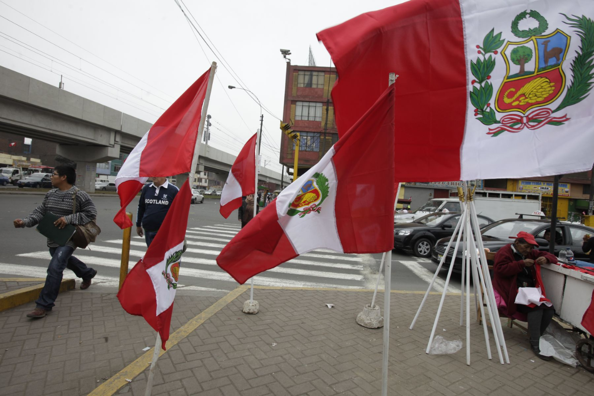 Bandera del Perú.