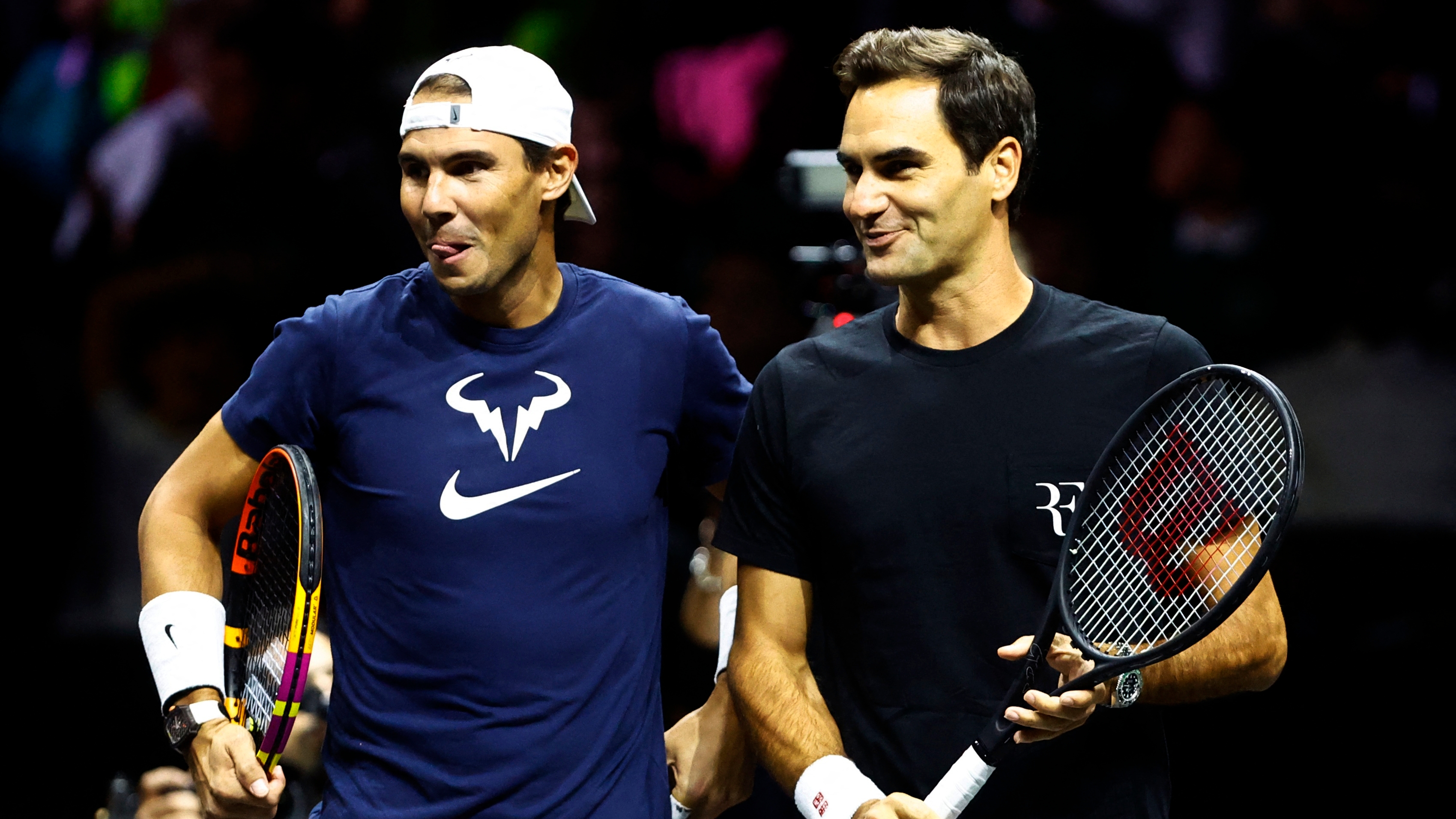 Federer retires from tennis playing a doubles match with Nadal for the Laver Cup in London against Americans Jack Sock and Frances Tiafoe 
