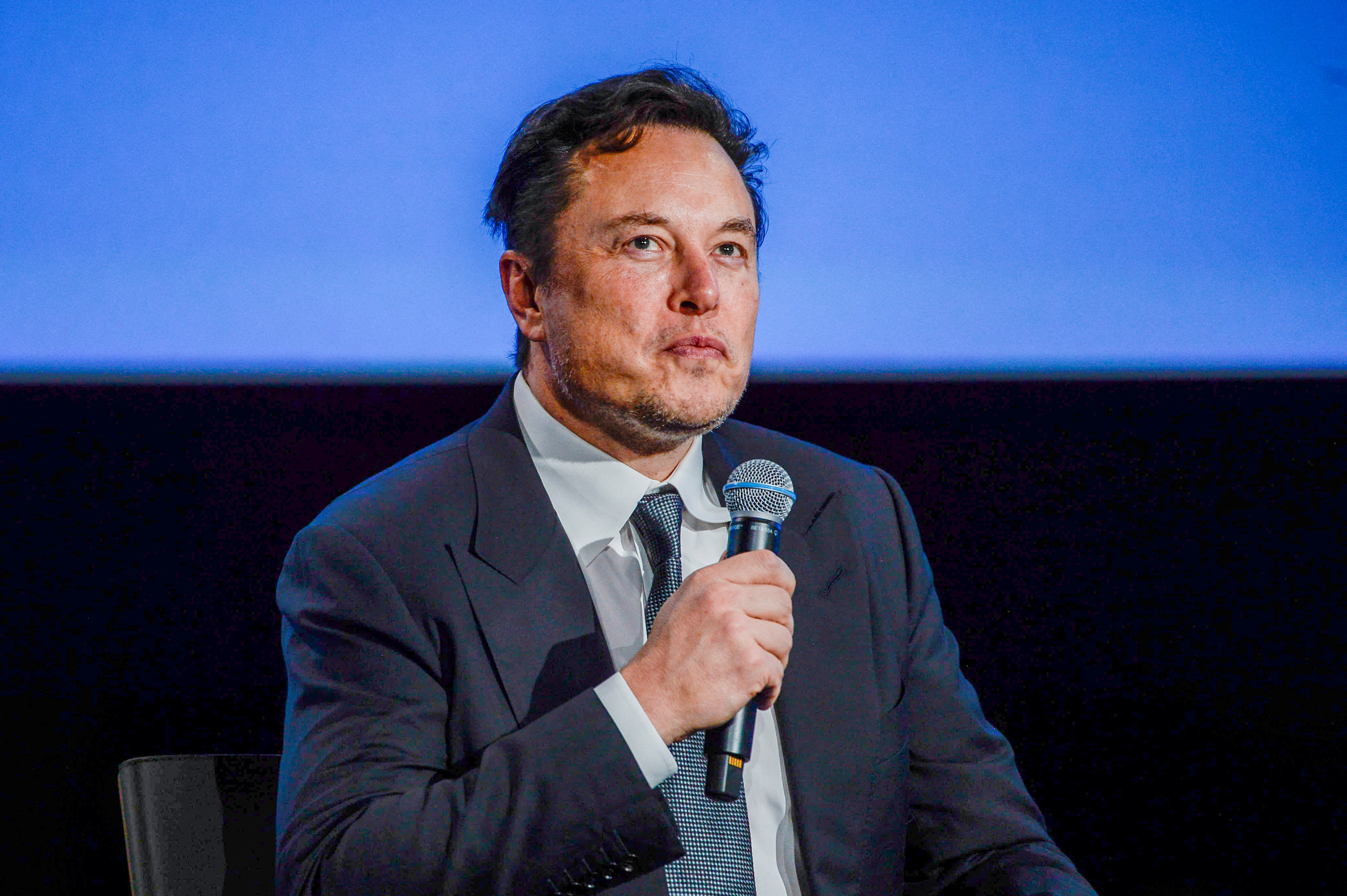 Tesla founder Elon Musk attends Offshore Northern Seas 2022 in Stavanger, Norway, on August 29, 2022. NTB/Carina Johansen via REUTERS/File