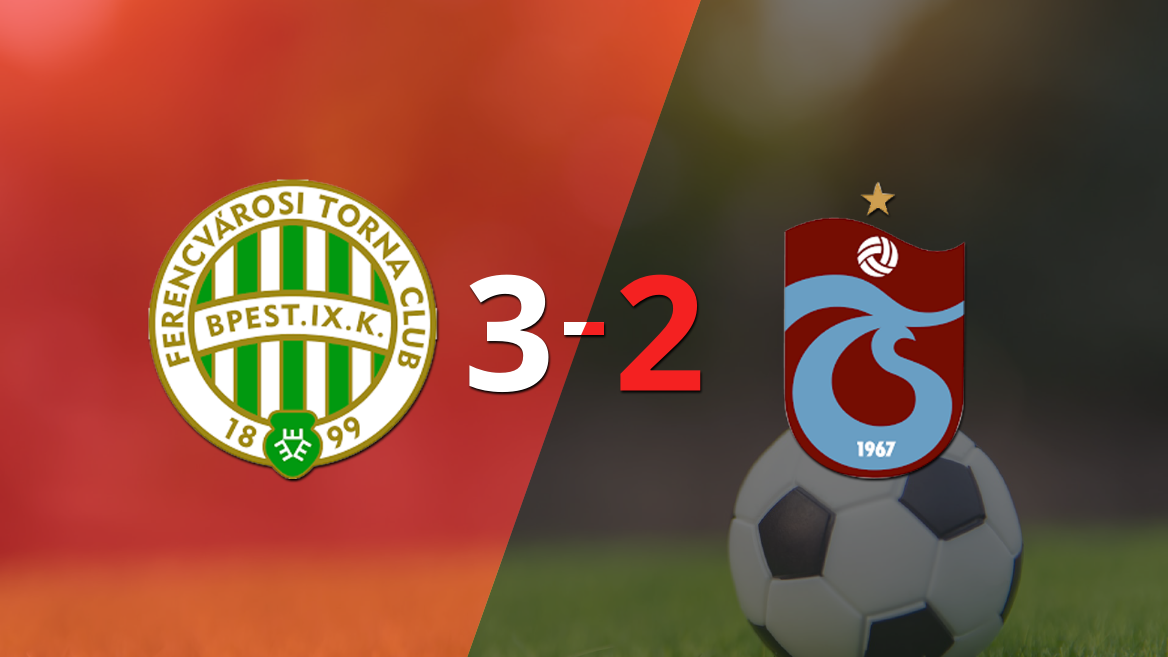 Tokmac Nguen marca un doblete en la victoria 3-2 de Ferencváros ante Trabzonspor
