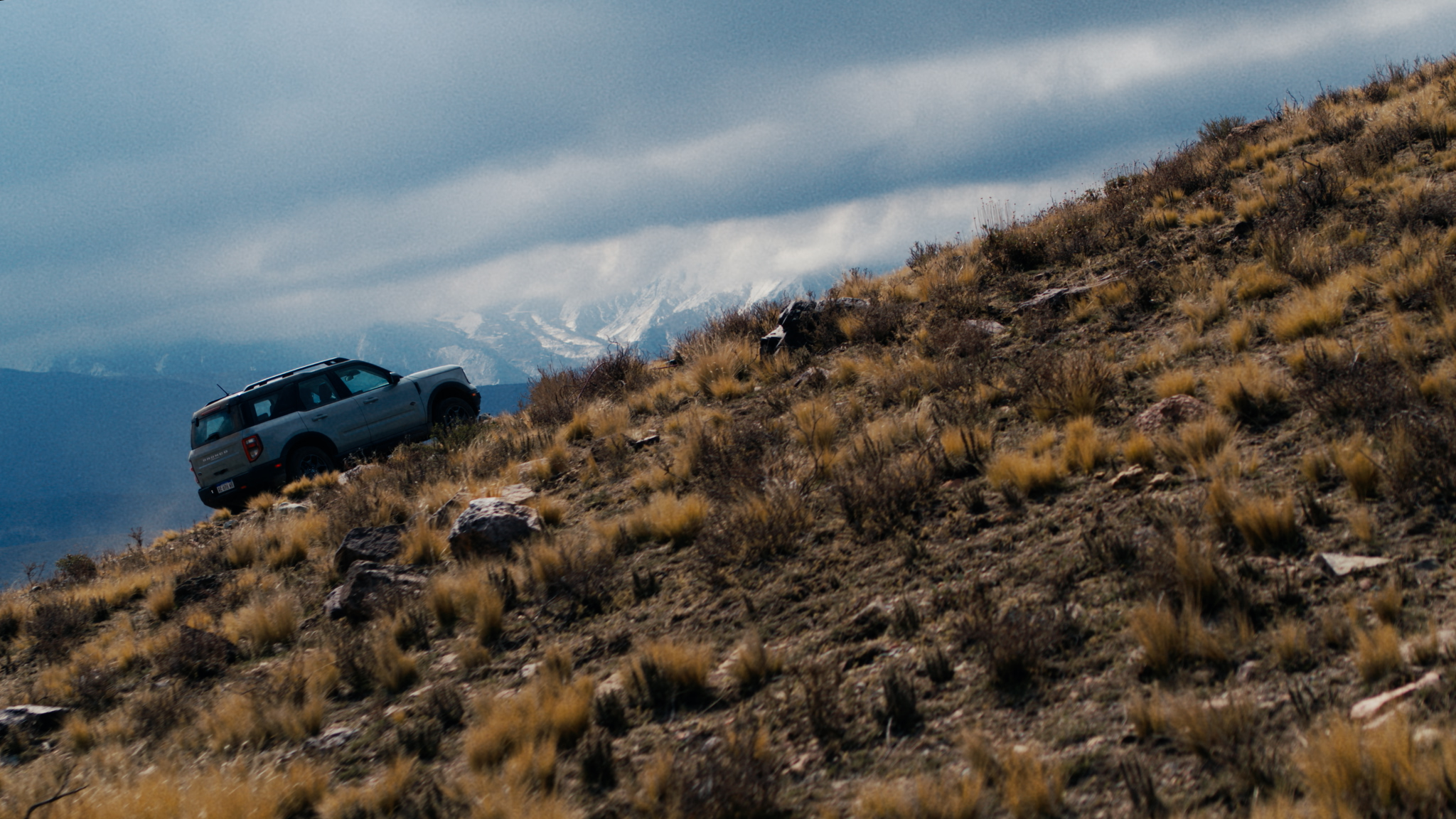 Las Bronco Sport subieron al cerro La Hoyada, de Mendoza (Crédito: Prensa Ford)