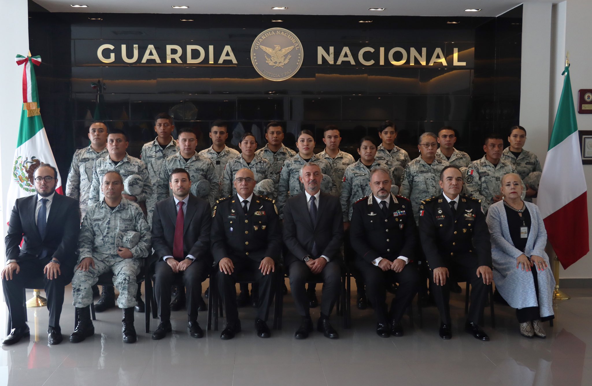 El pasado 26 de septiembre comenzaron las primeras actividades de la colaboración bilateral. (Foto: Guardia Nacional /@GN_MEXICO_)