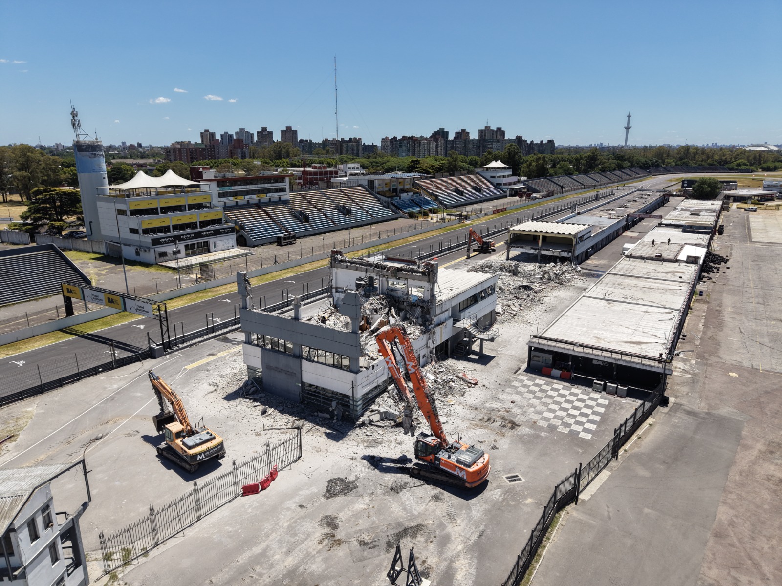 Exclusivo: las impactantes imágenes de las obras en el Autódromo de Buenos Aires para recibir al MotoGP y el sueño de la Fórmula 1