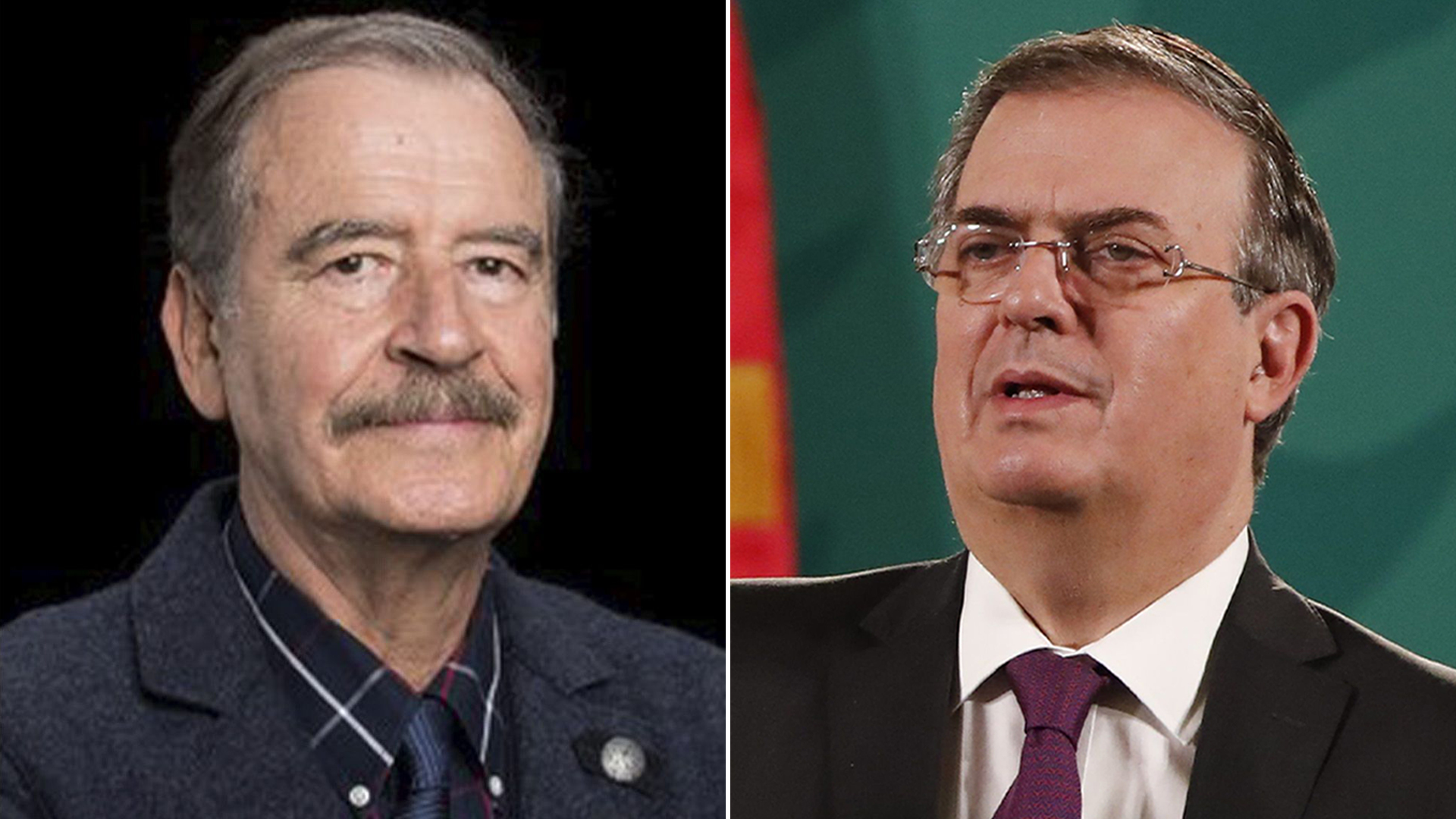 Vicente Fox criticized the Mexican foreign minister (Photos: Twitter @VicenteFoxQue // EFE)