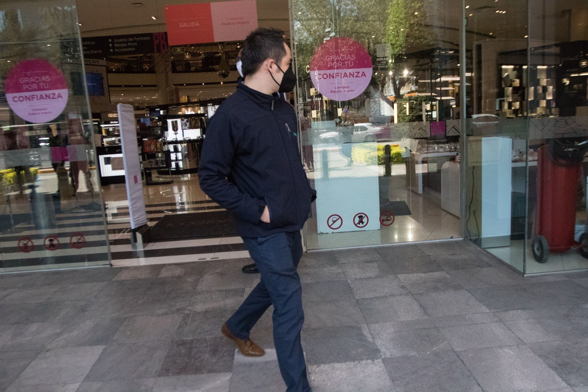 Tienda departamental en Polanco. Ciudad de México. 9 de febrero de 2021.