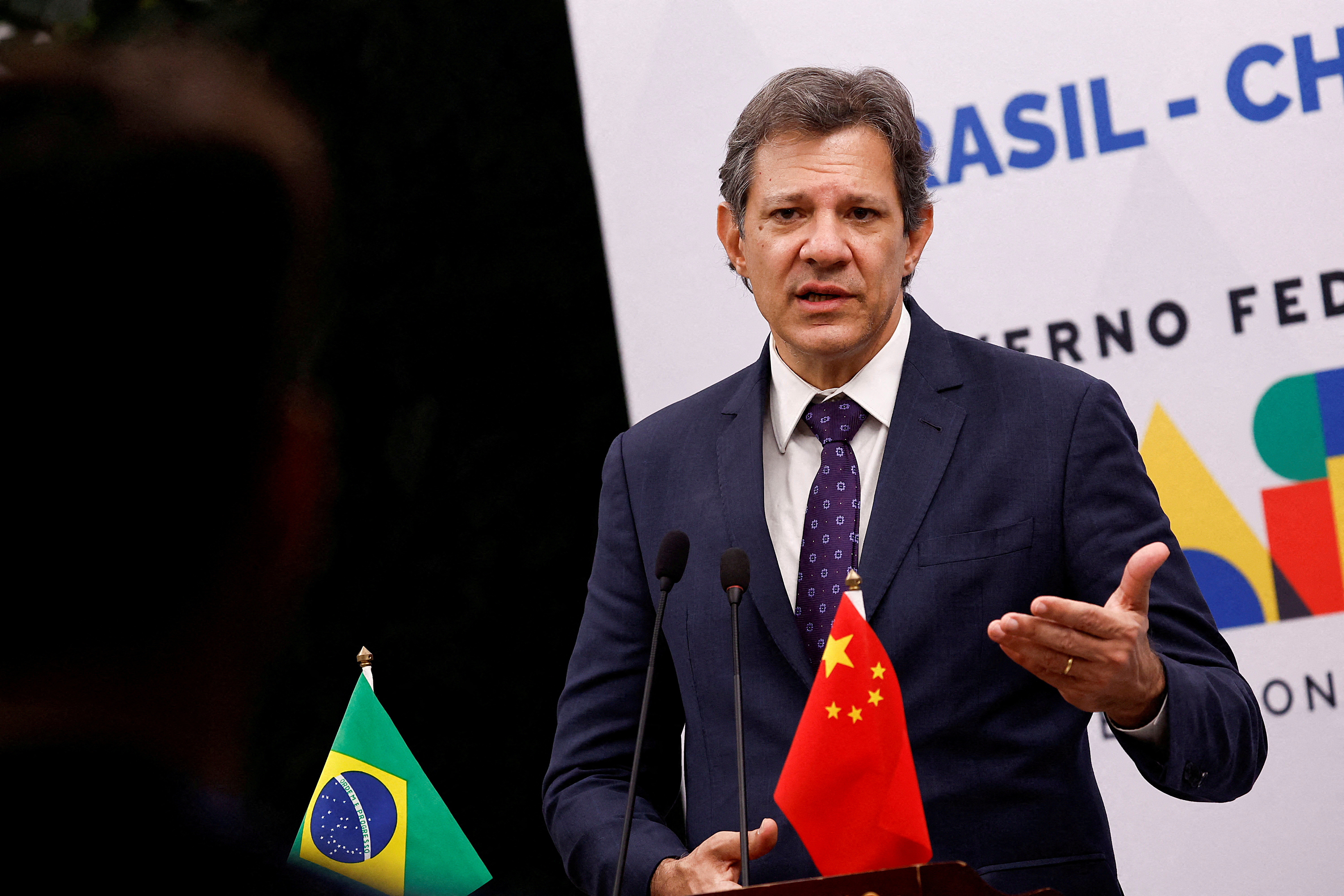 El ministro de Economía de Brasil Fernando Haddad (REUTERS/Tingshu Wang/archivo)