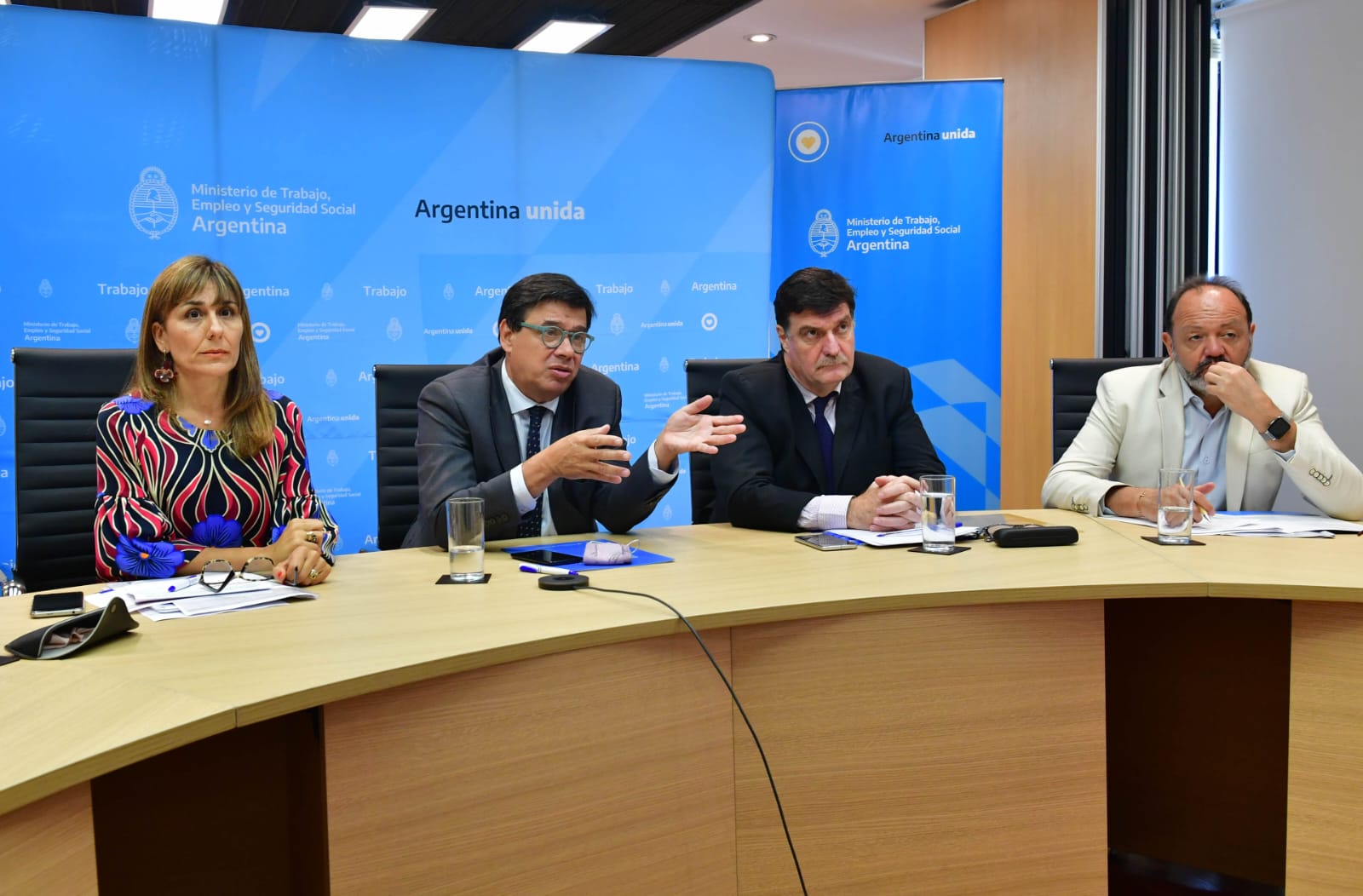 Claudio Moroni durante la última reunión del Consejo del Salario 