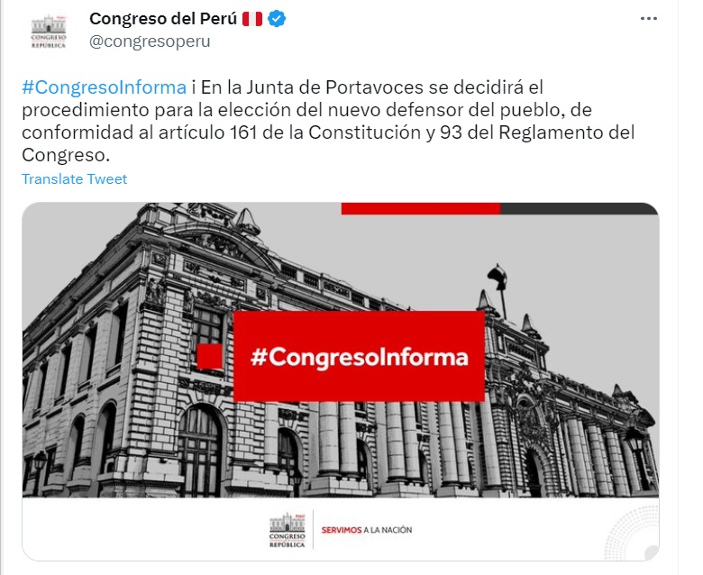 Congress Communiqué