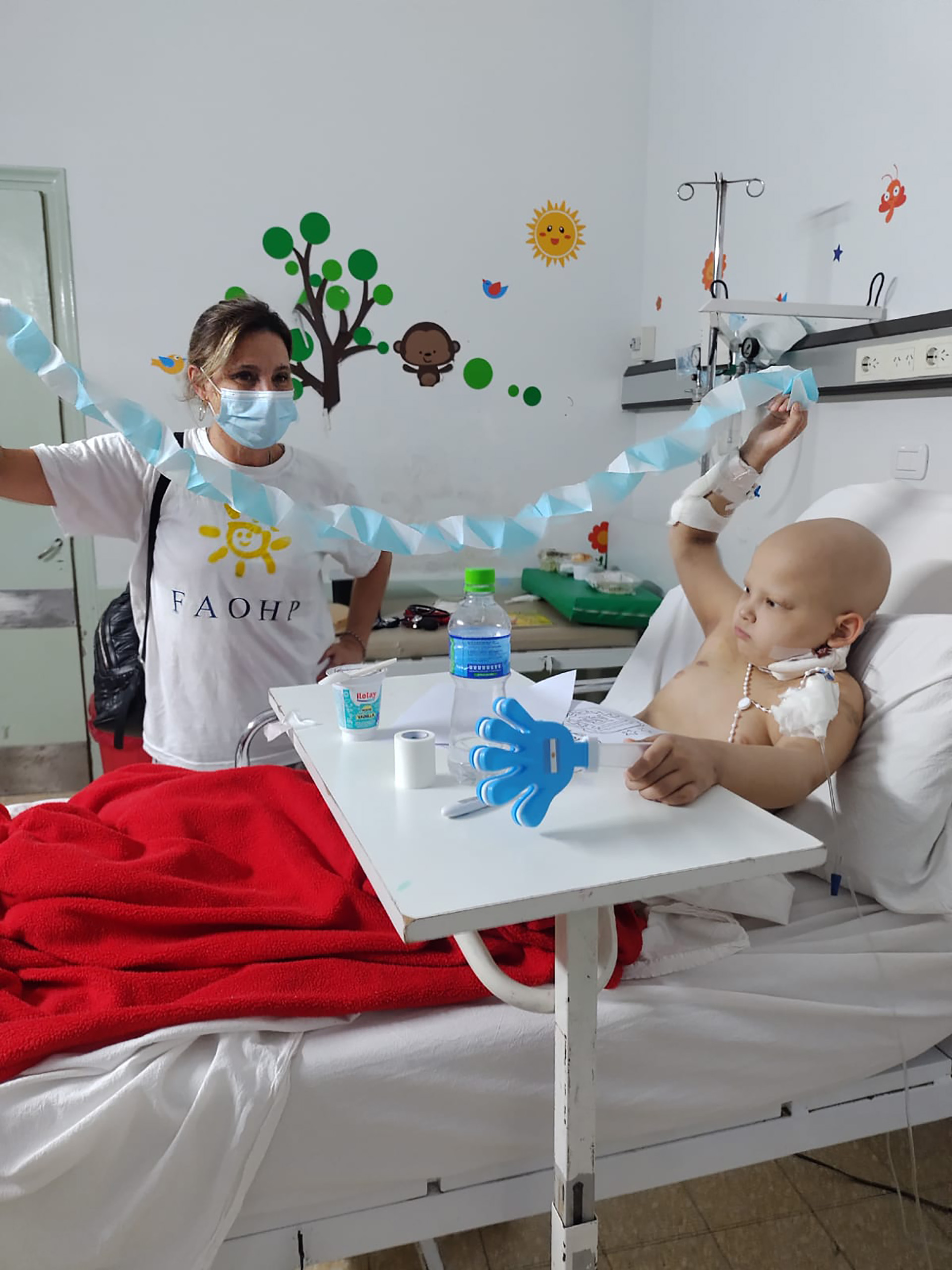 La Fundación Onco Hematológica Pediátrica Argentinatrabaja desde 1984 para asistir de manera integral al niño con cáncer y a su familia  (foto: FAOHP) 