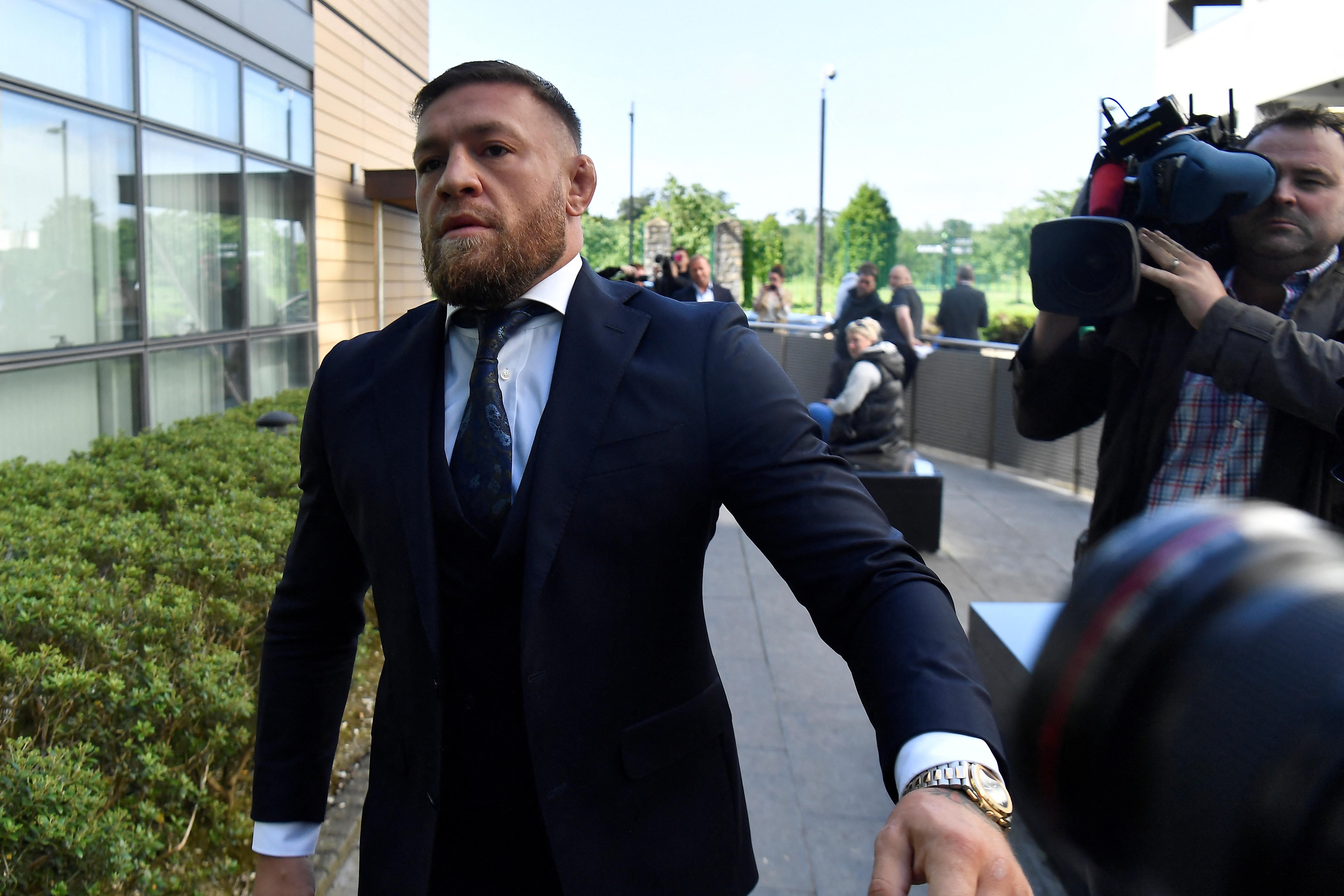Conor McGregor was denounced for an alleged assault on a woman in July 2022 (Reuters)