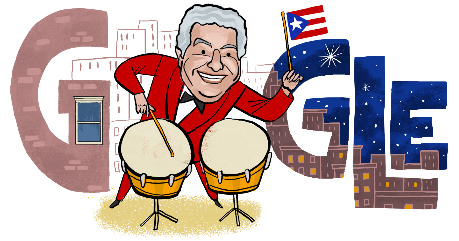 Google celebra la vida del salsero Tito Puente con este doodle