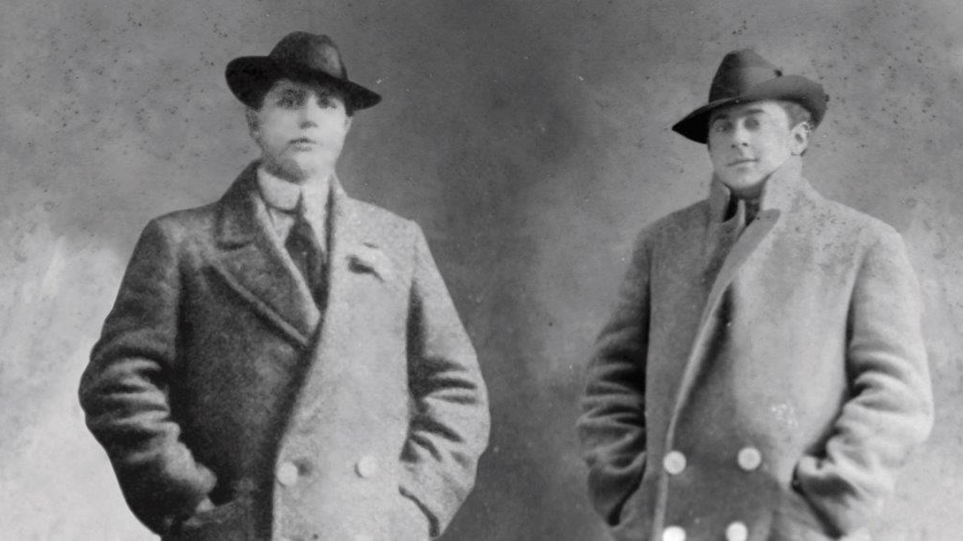 Carlos Gardel y José Razzano, 1913. (Archivo Walter Santoro)