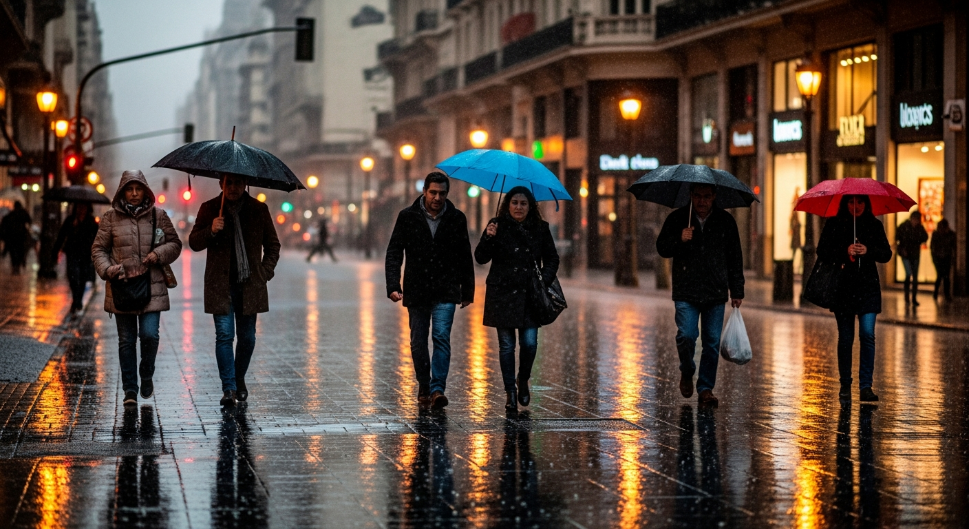 Vuelven las lluvias y llega el fr&iacute;o: c&oacute;mo va a estar el tiempo los pr&oacute;ximo d&iacute;as en el AMBA