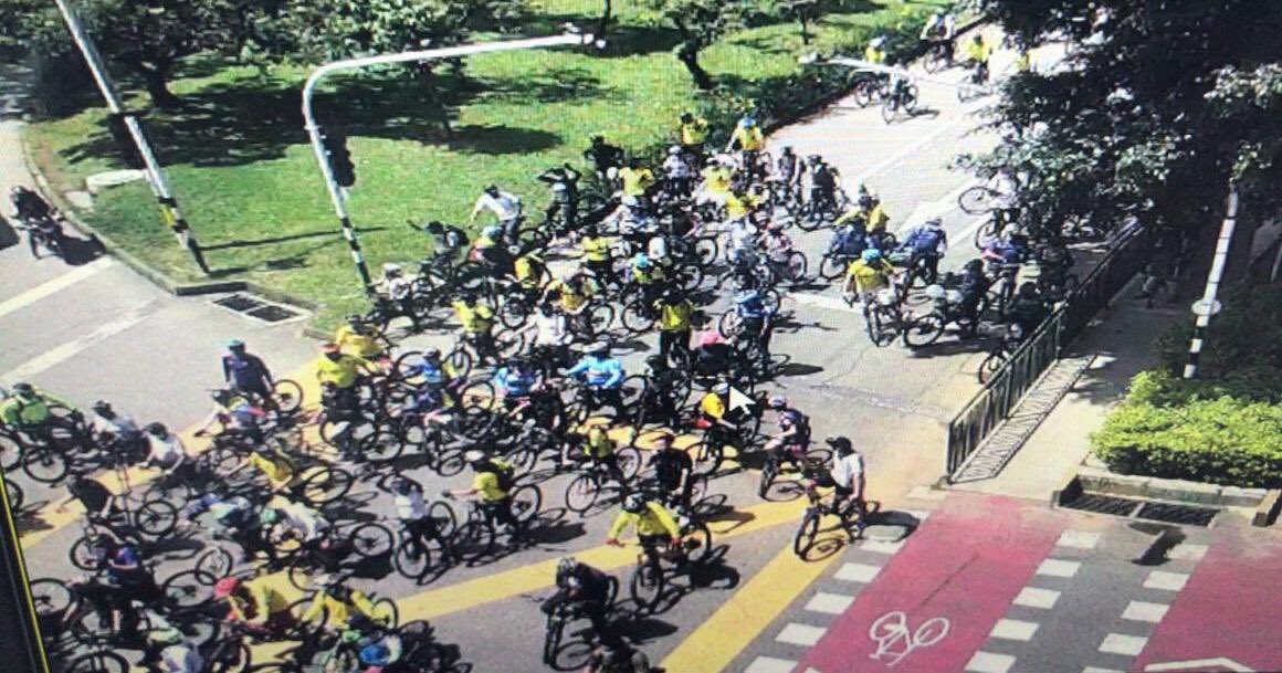 Seis municipios del Área Metropolitana participarán en el evento ciclístico, 'Ruta Medellín', en su sexta edición. Foto: Cortesía Secretaría de Movilidad.