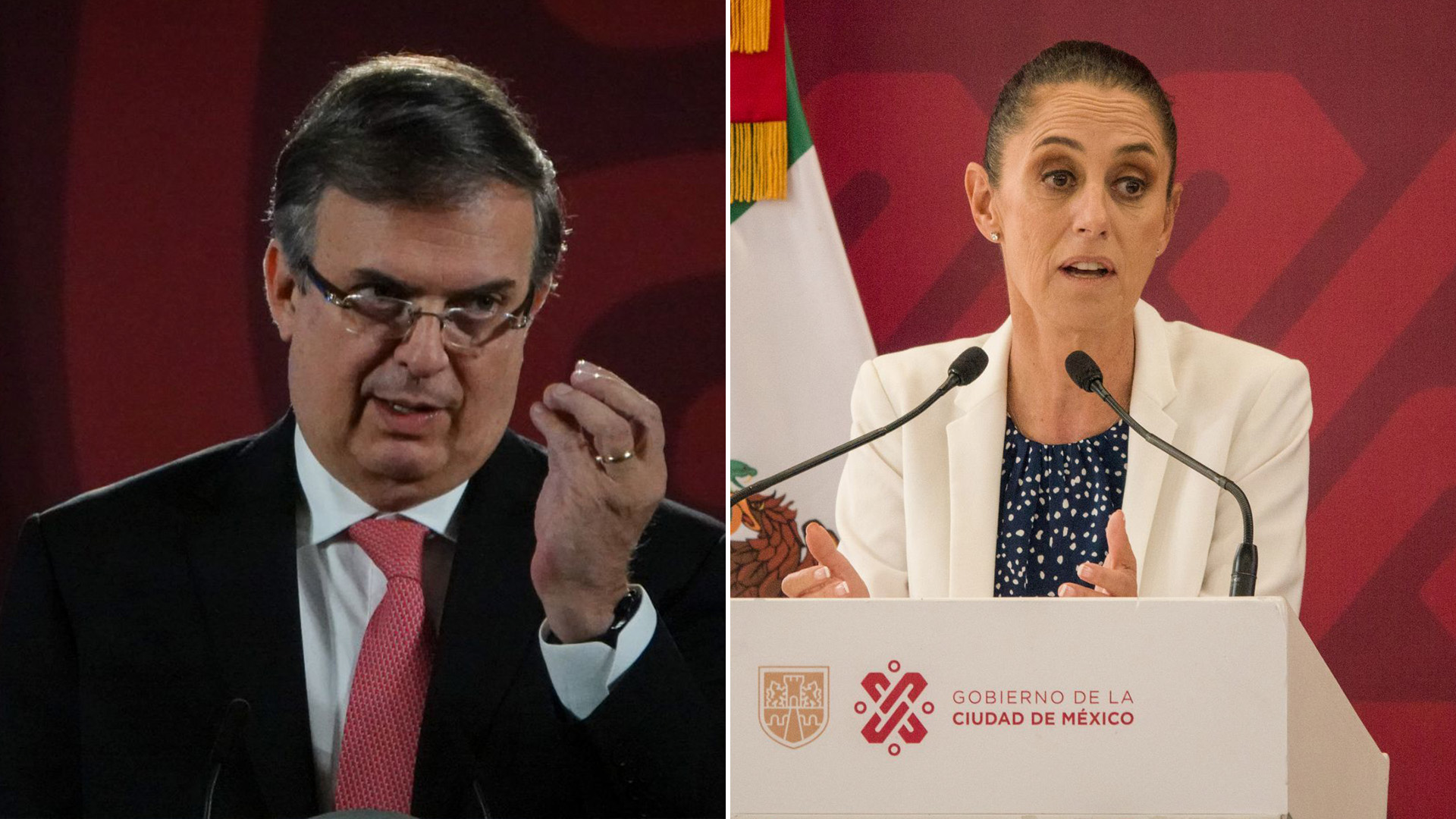 Ebrard positioned himself against Sheinbaum and as the favorite for the 2024 elections (Cuartoscuro)