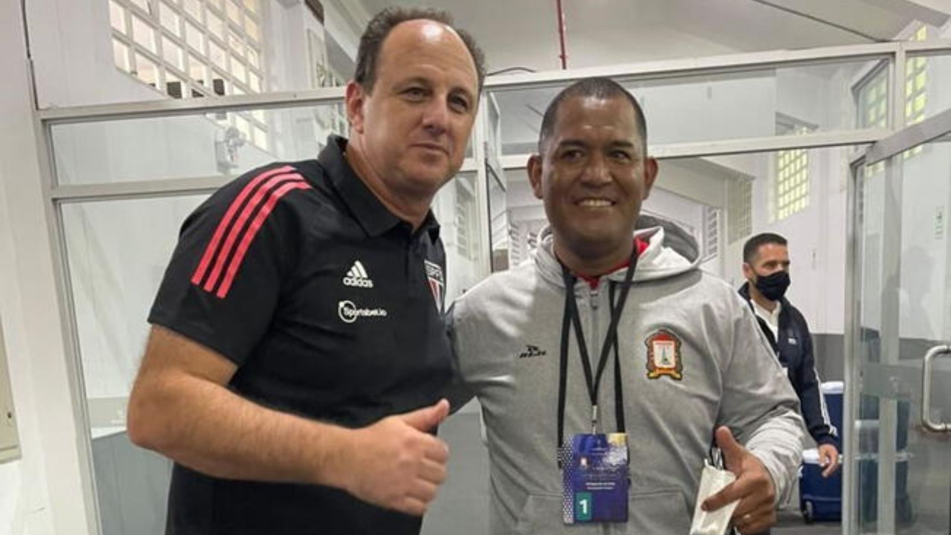 Ambos arqueros se encontraron a raíz del duelo entre Ayacucho FC vs Sao Paulo en Lima.
