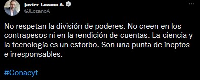 Javier Lozano volvió a cuestionar a los funcionarios de la 4T (Foto: Twitter/@JLozanoA)