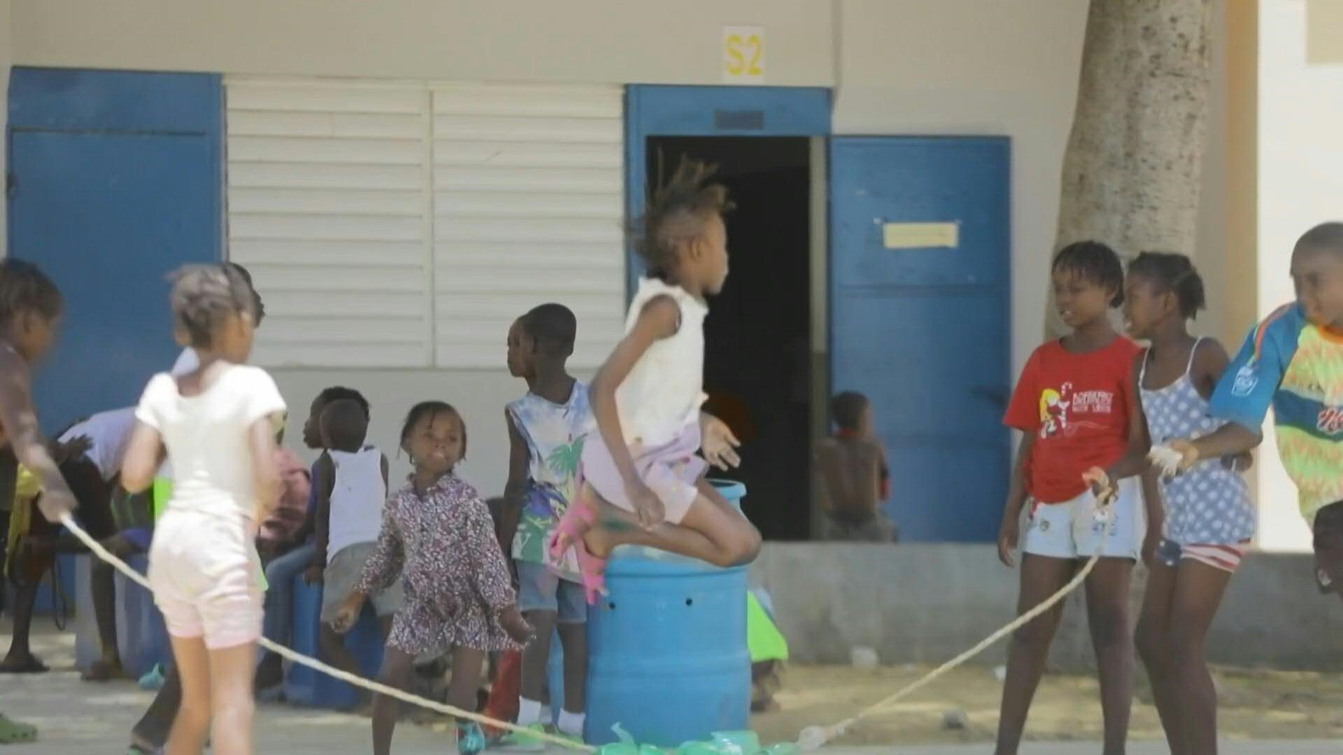 La mayoría de los niños haitianos sufren de desnutrición.