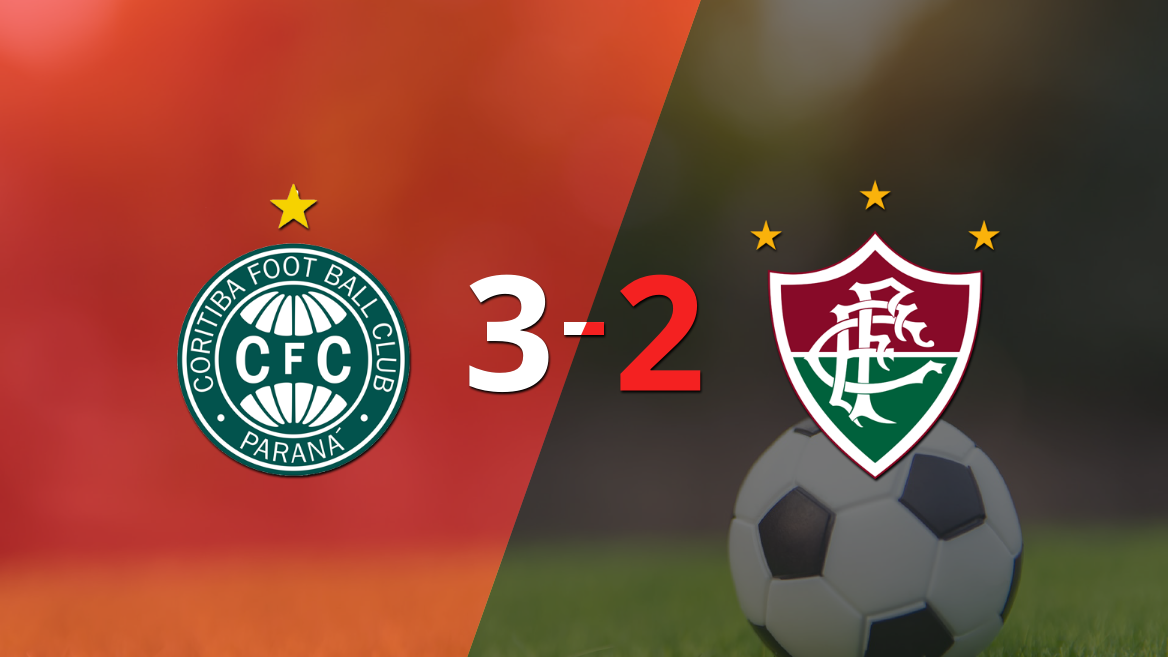 Paulo Ganso anotó dos goles, pero Fluminense no pudo evitar la derrota frente a Coritiba