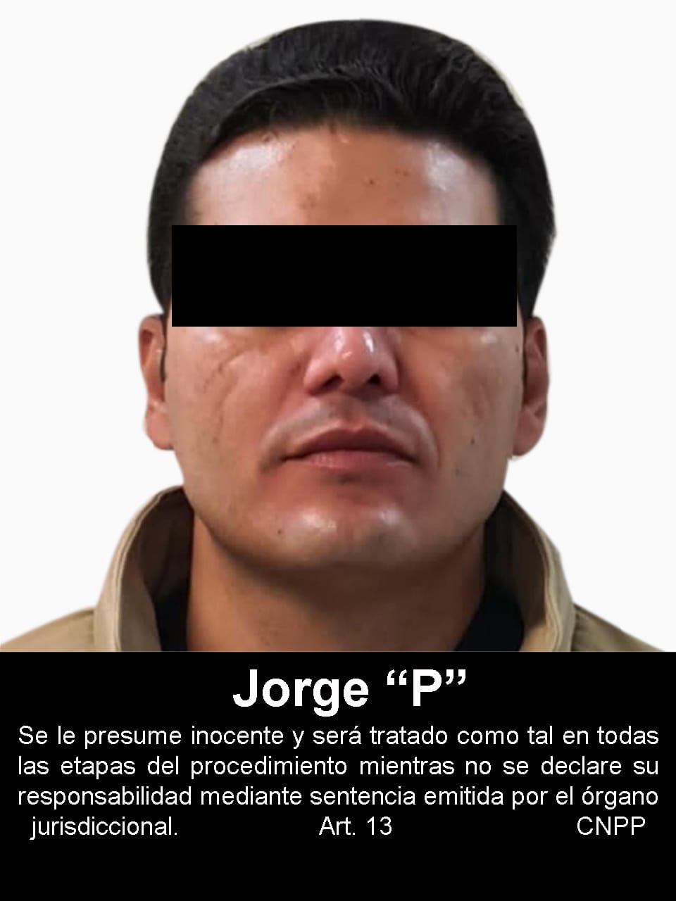 La Fiscalía reveló que Jorge “P” probablemente laboraba como el operador financiero de la organización criminal (Foto: FGR)