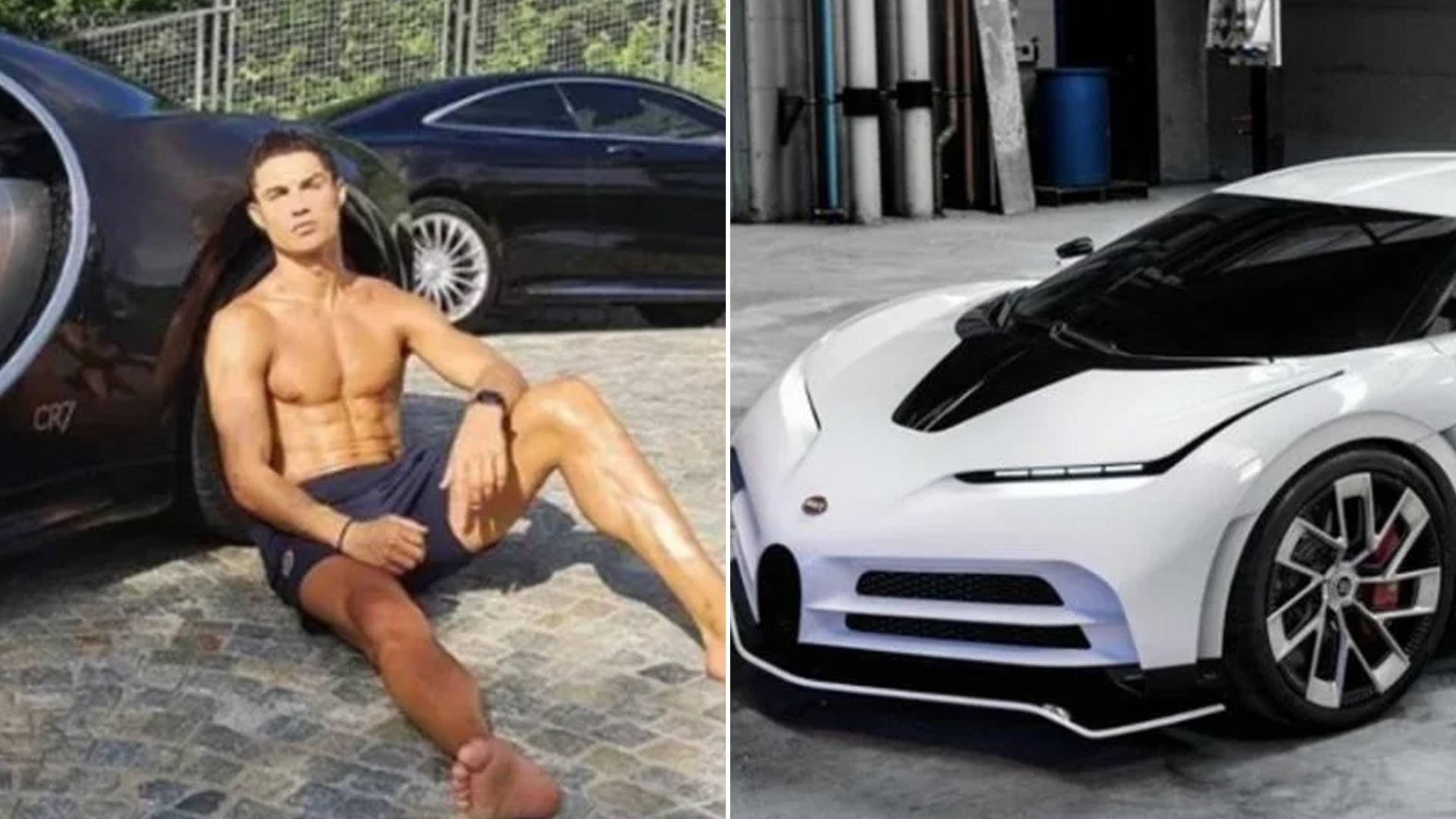Cristiano Ronaldo se compró un Bugatti Centodieci valuado en ocho millones de euros