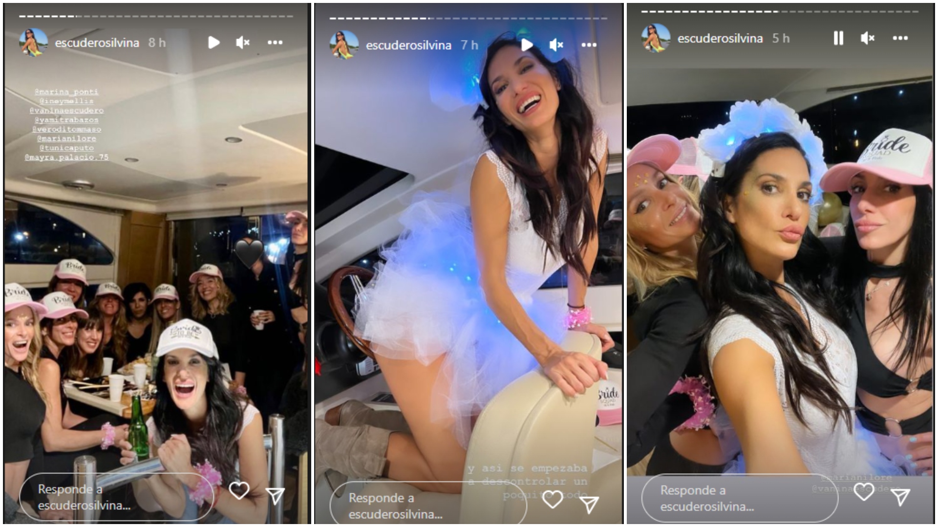Some pictures from Silvina Escudero's crazy bachelorette party