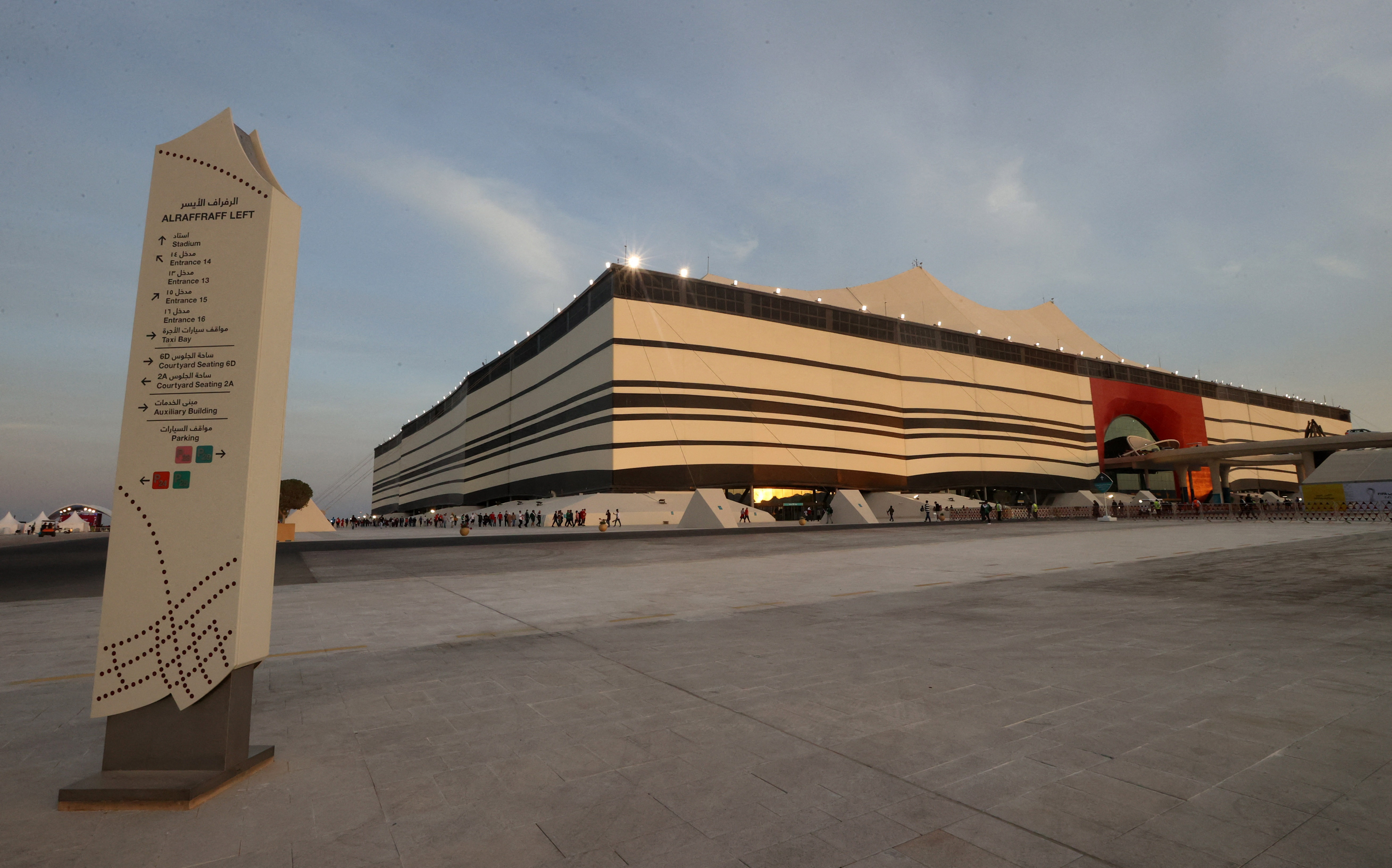 El estadio de Al Bayt albergará el debut de Qatar en la Copa del Mundo (Foto: Reuters)