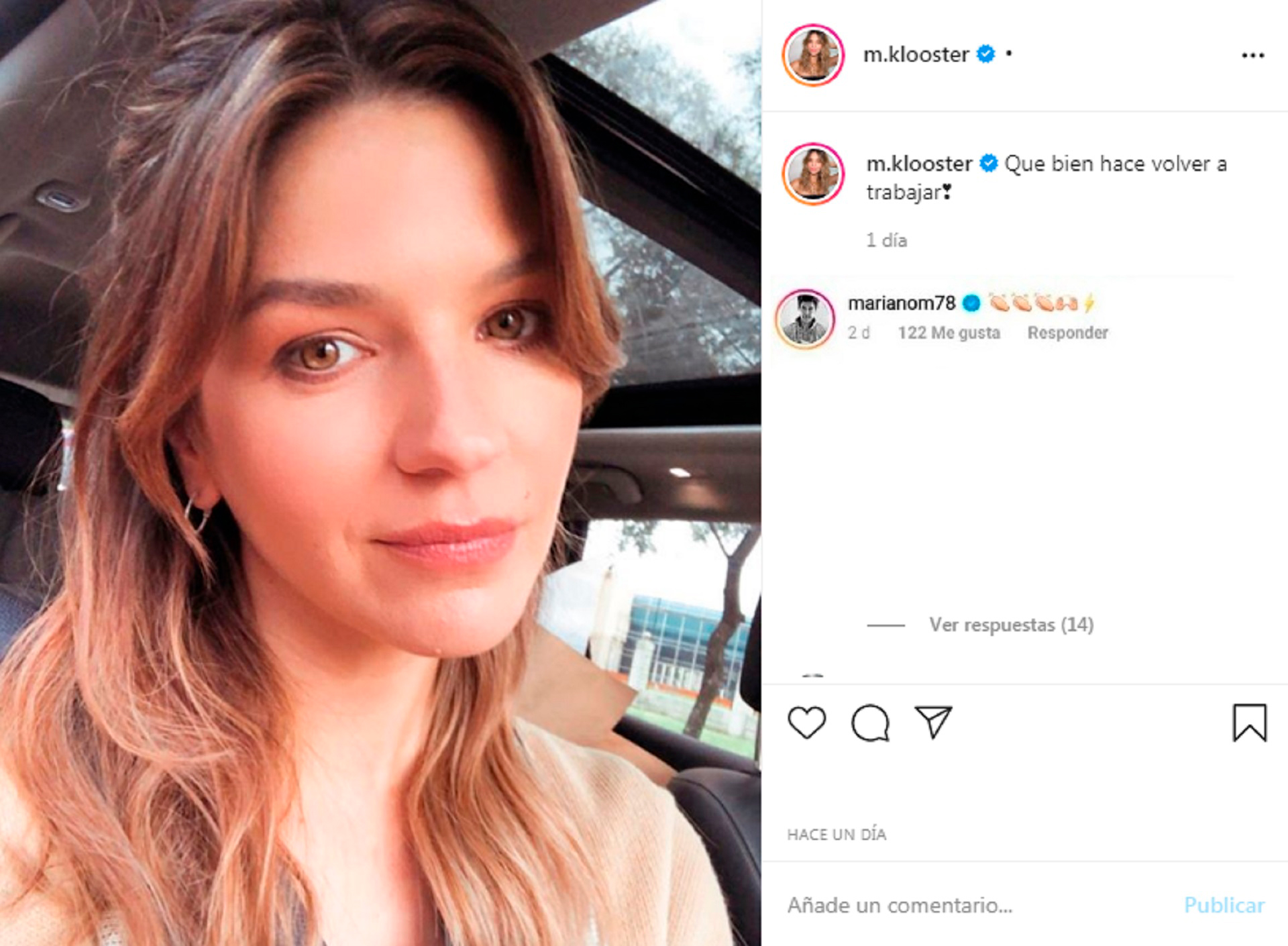 La Respuesta De Mariano Martinez A Marcela Kloosterboer Que Desperto Polemica En Las Redes Infobae