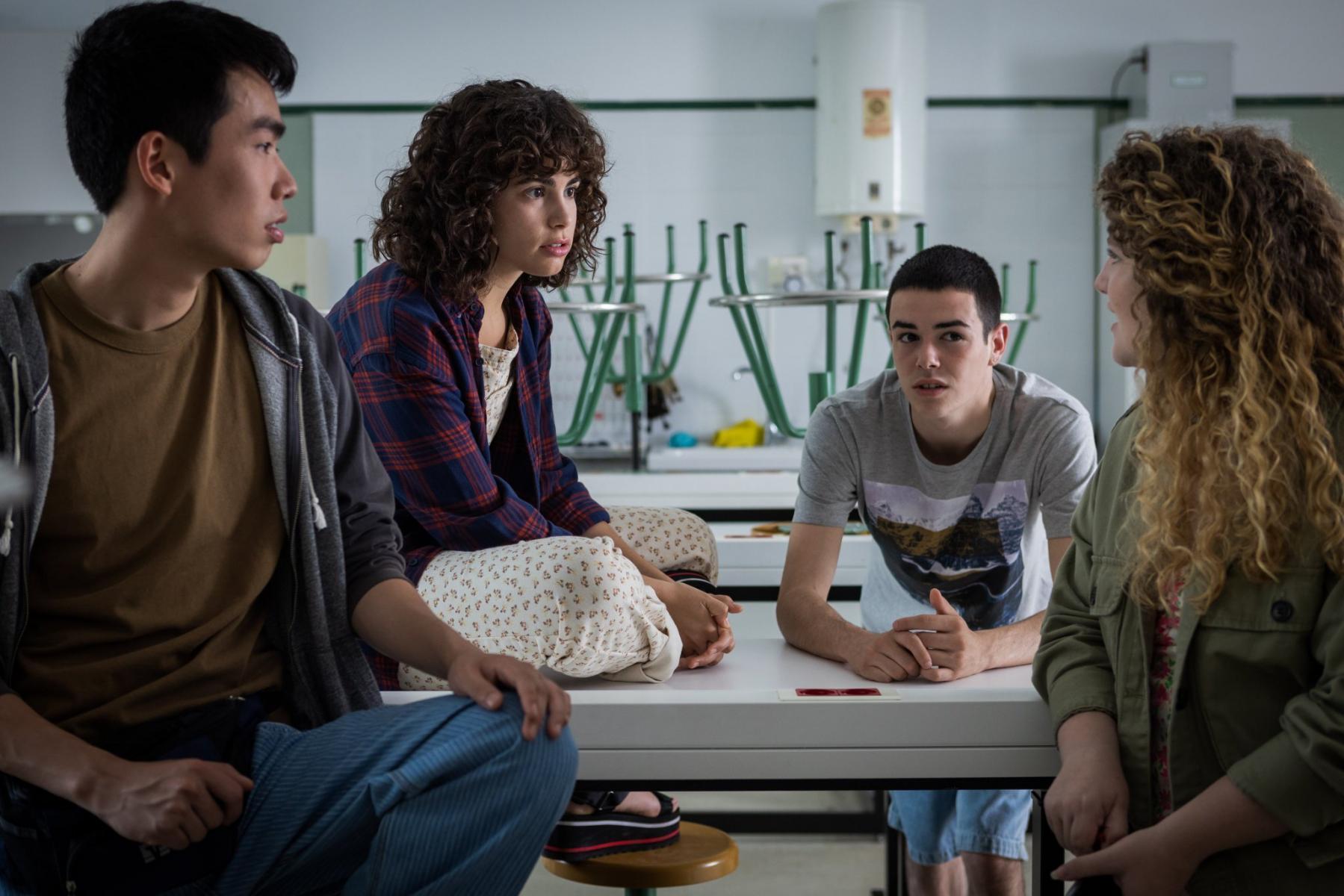 "Tú no eres especial" es protagonizada por Dèlia Brufau, Óscar de la Fuente, Ainara Pérez y Jaime Wang. (Netflix)