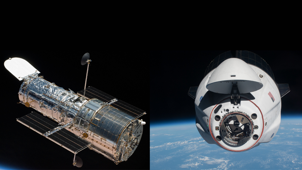 Una cápsula Dragon de SpaceX podría reubicar al telescopio en el espacio