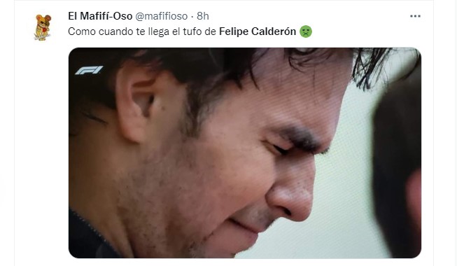 Social media users reacted with funny memes to the celebration of the former president and the Formula 1 driver (Picture: Twitter / @mafifioso)