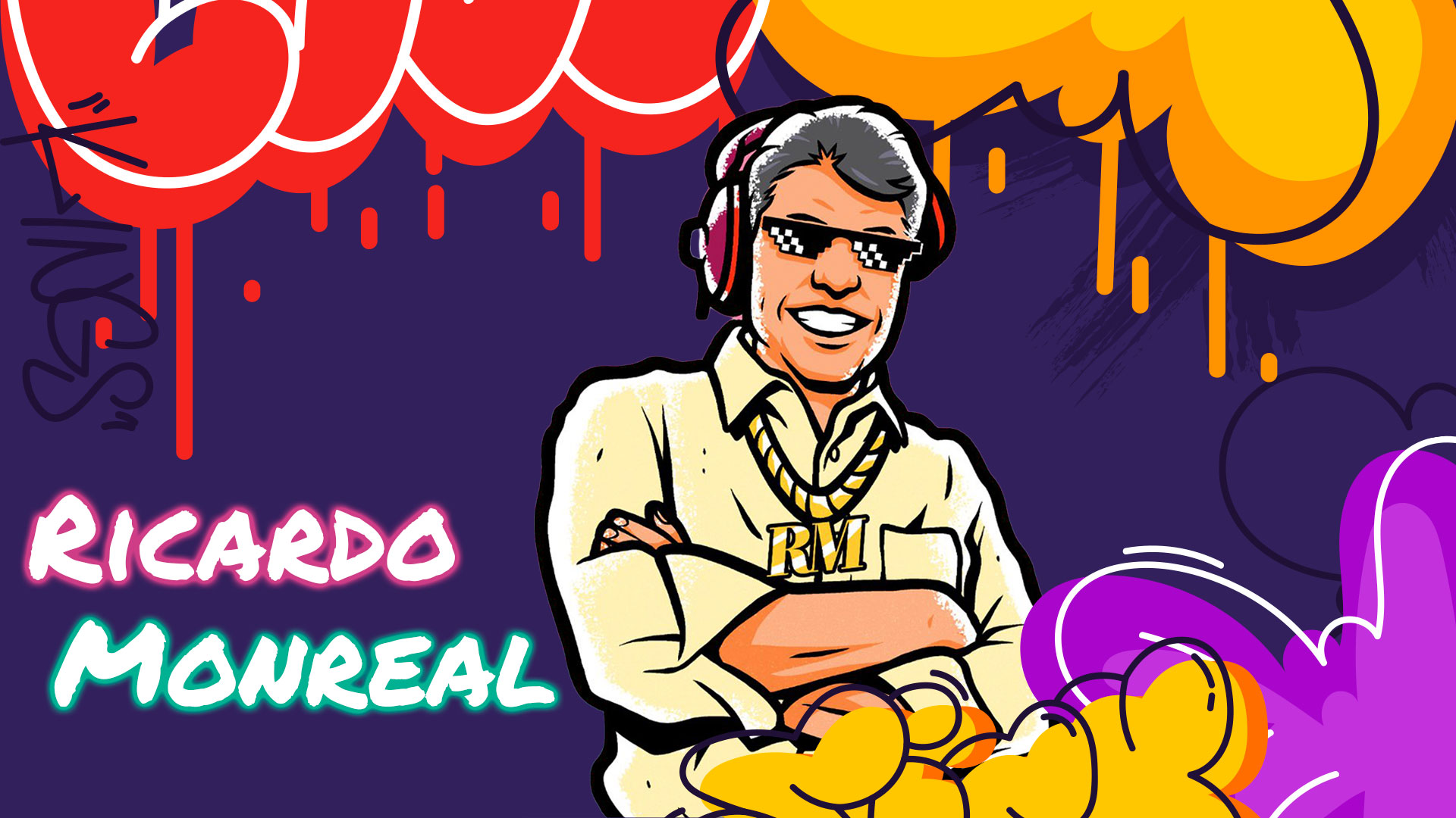 Ricardo Monreal estrenó el Rap Real para posicionarse entre las y los jóvenes (Imagen: Infobae México)
